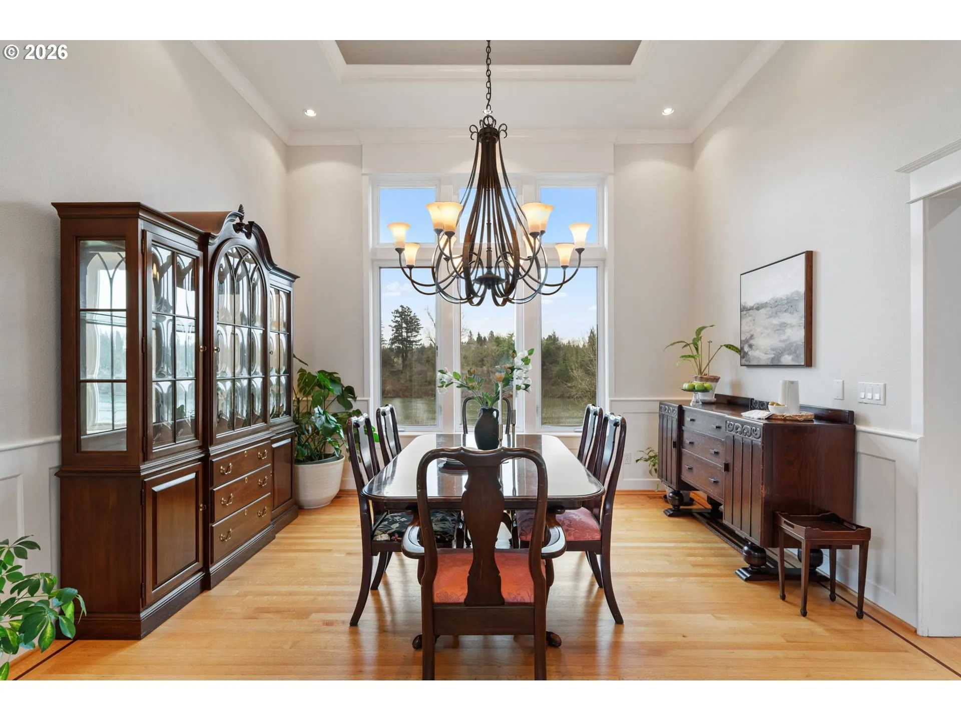 Dining Room-Coffered Ceilings