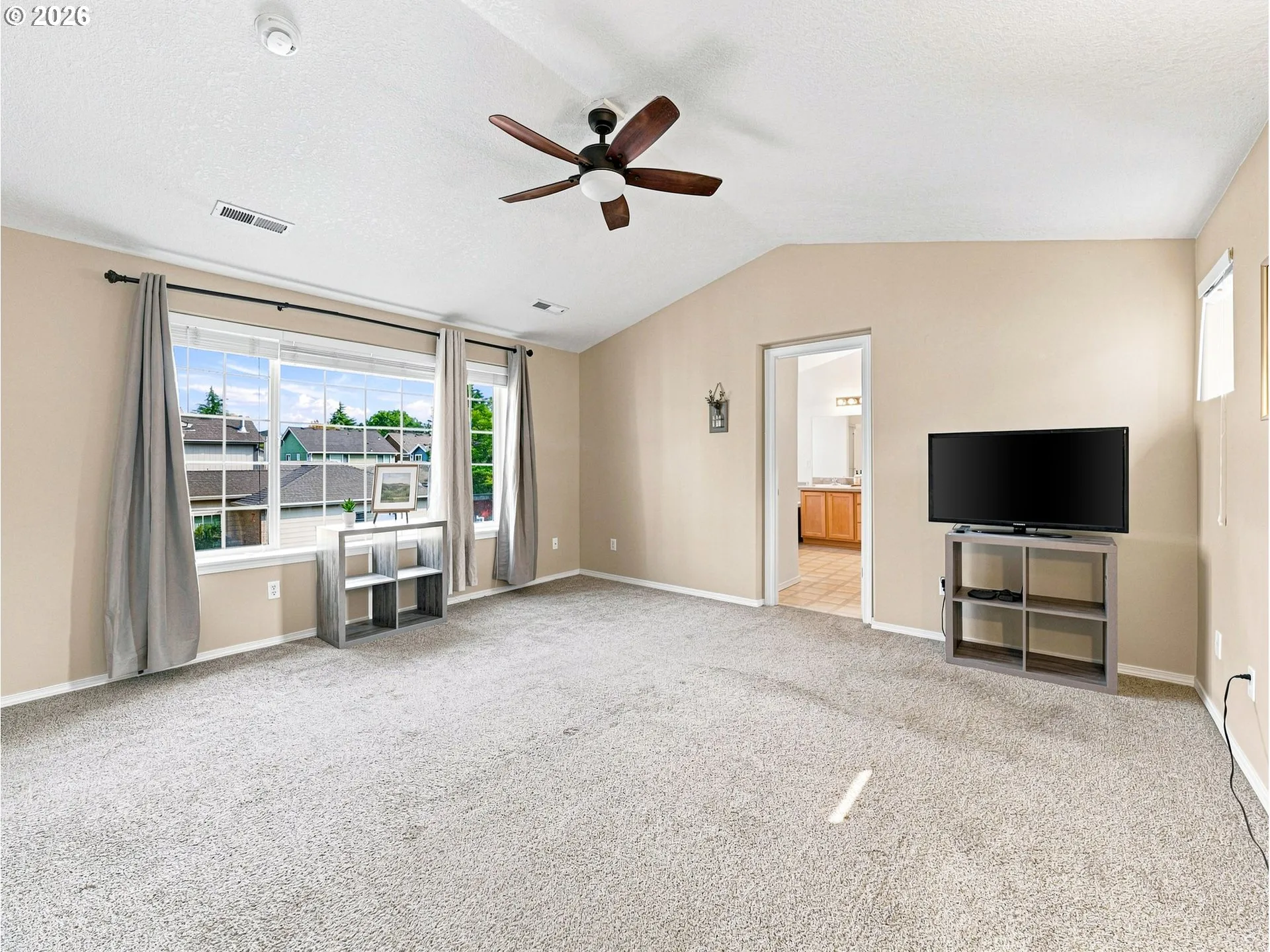 Primary Bedroom-Vaulted Ceilings
