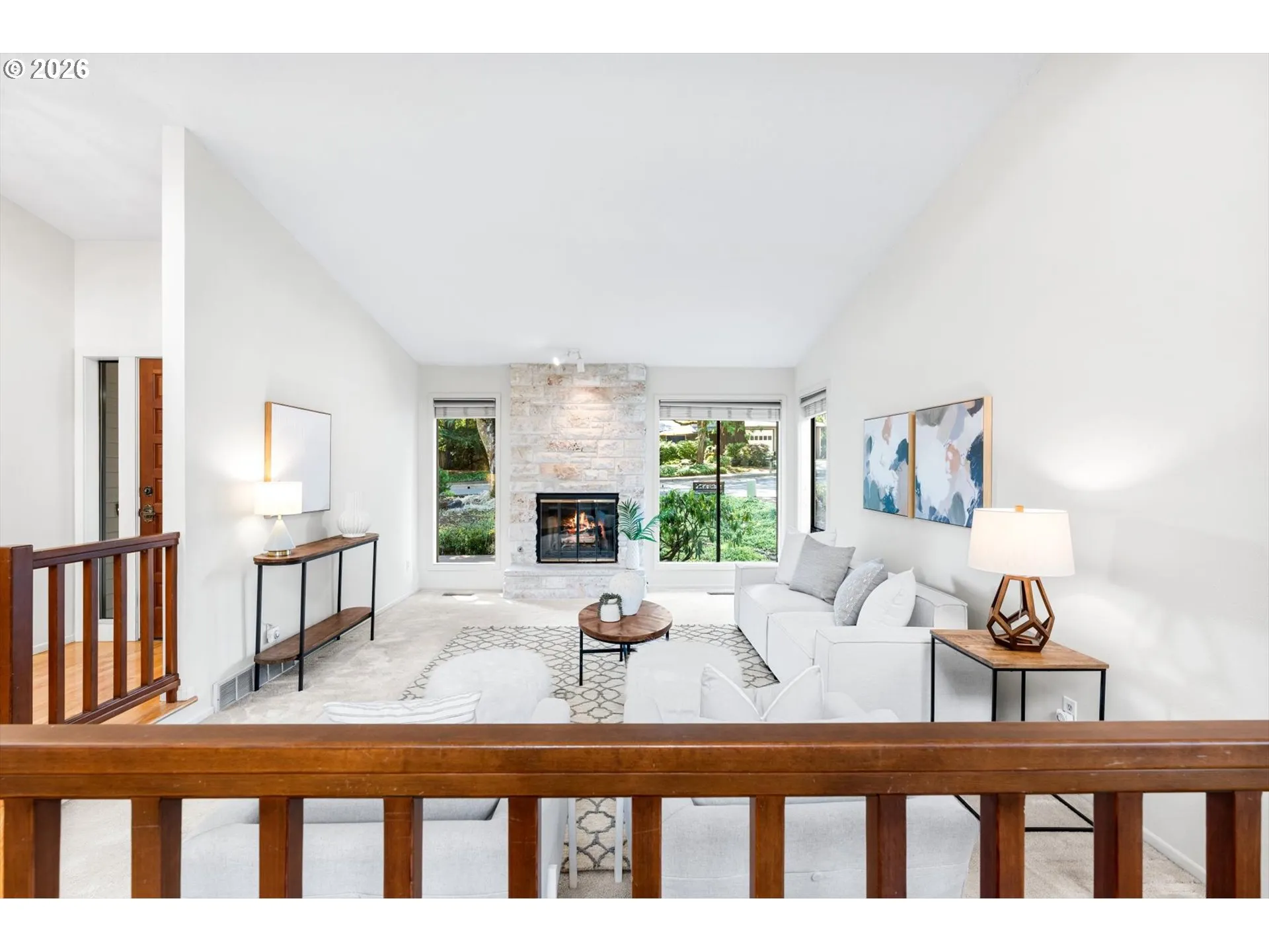 Living Room-Vaulted Ceilings