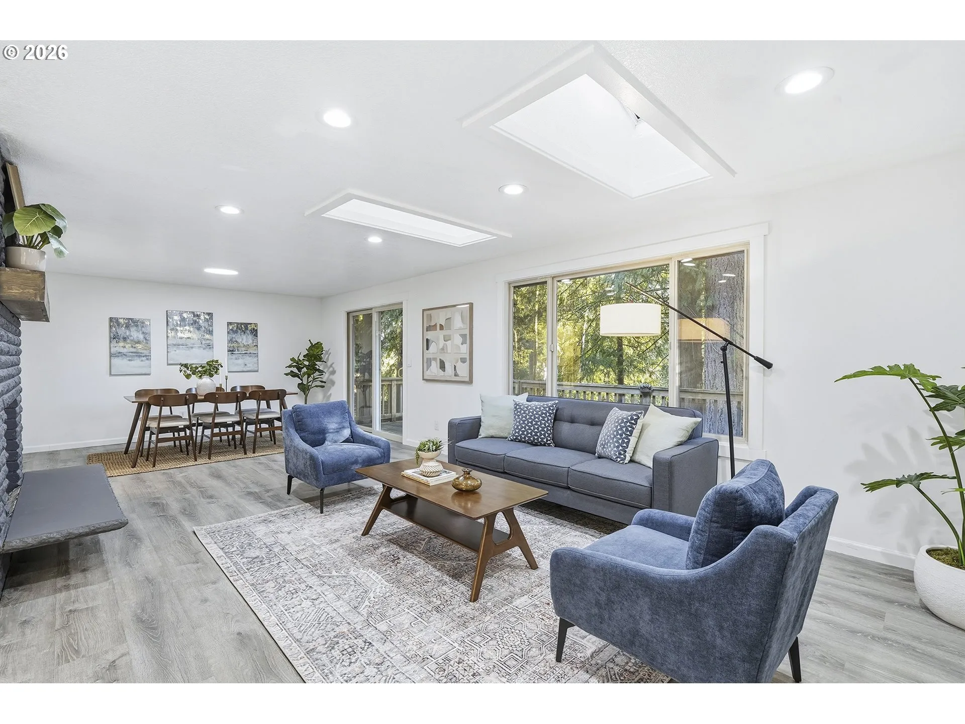 Living Room-Skylight