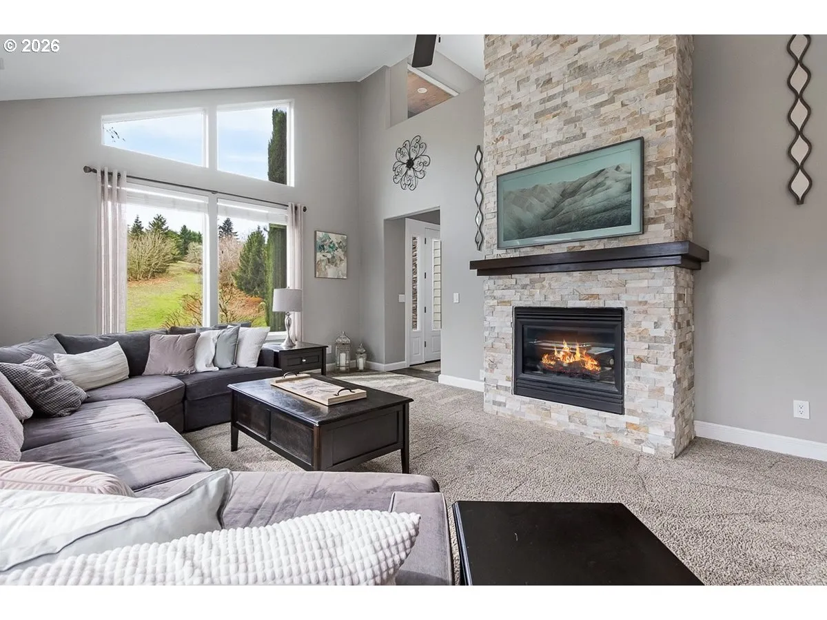 Living Room-Fireplace