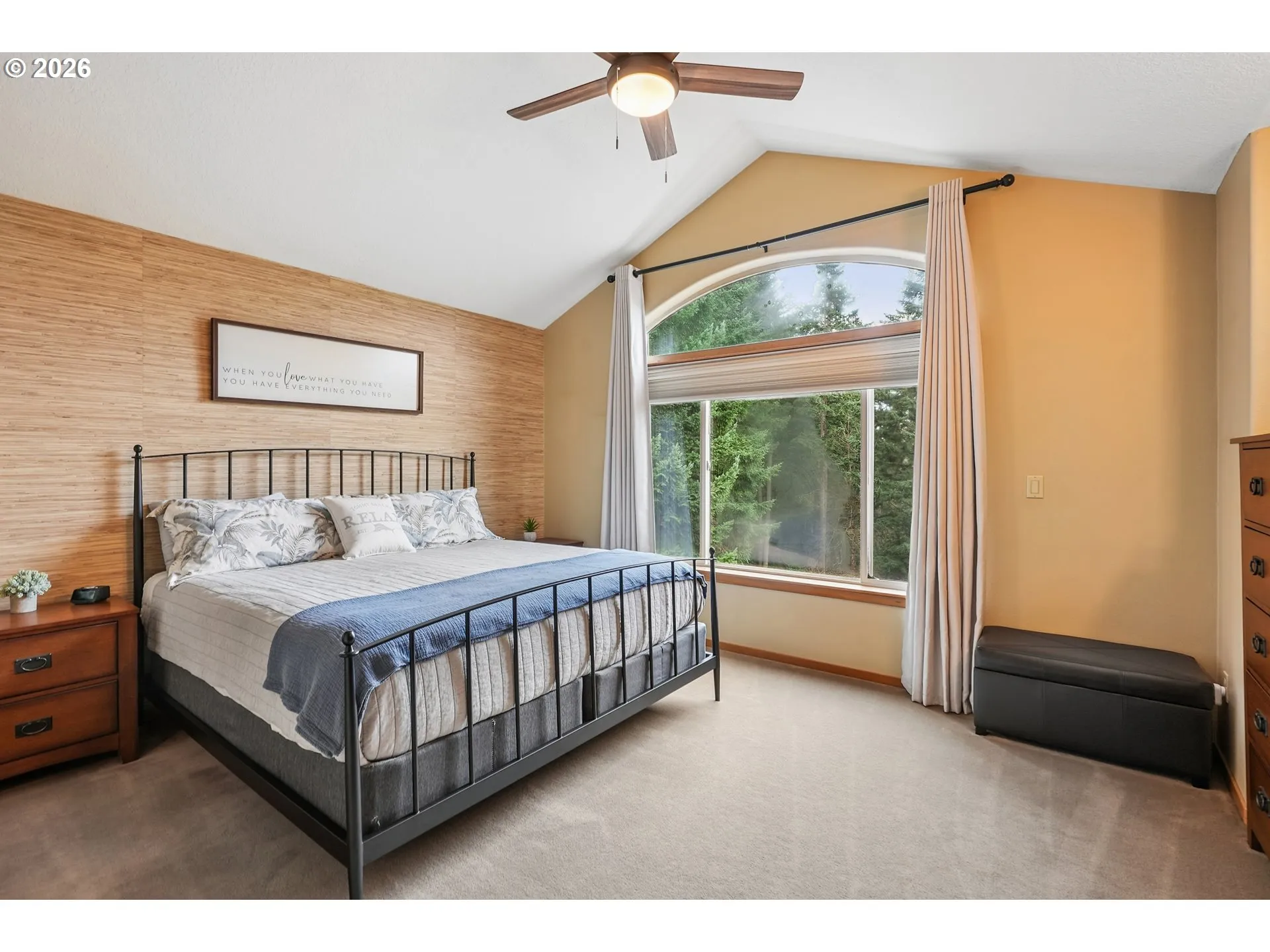 Bedroom, Owner's Suite-View From