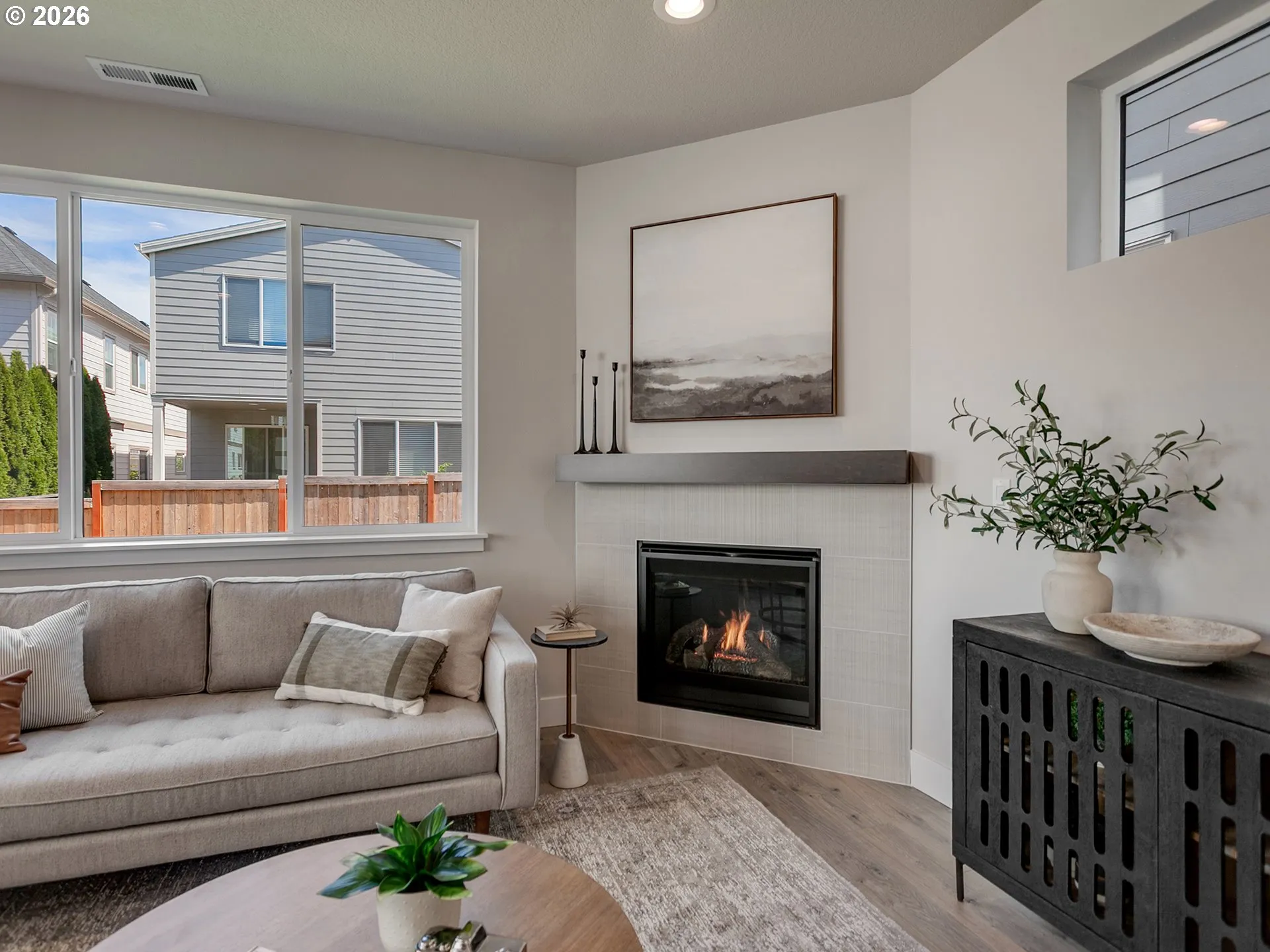 Living Room-Fireplace
