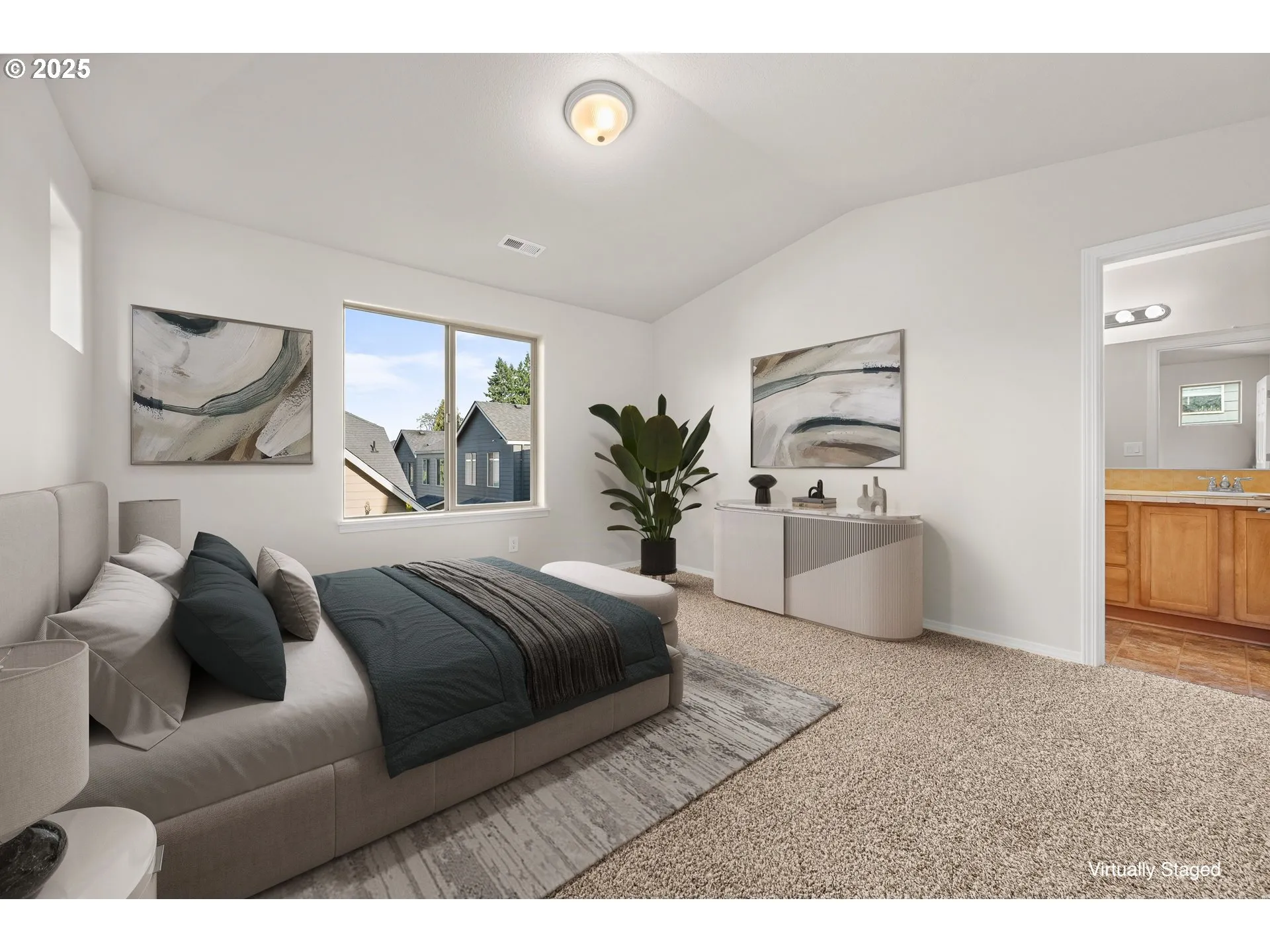 Primary Bedroom-Vaulted Ceilings