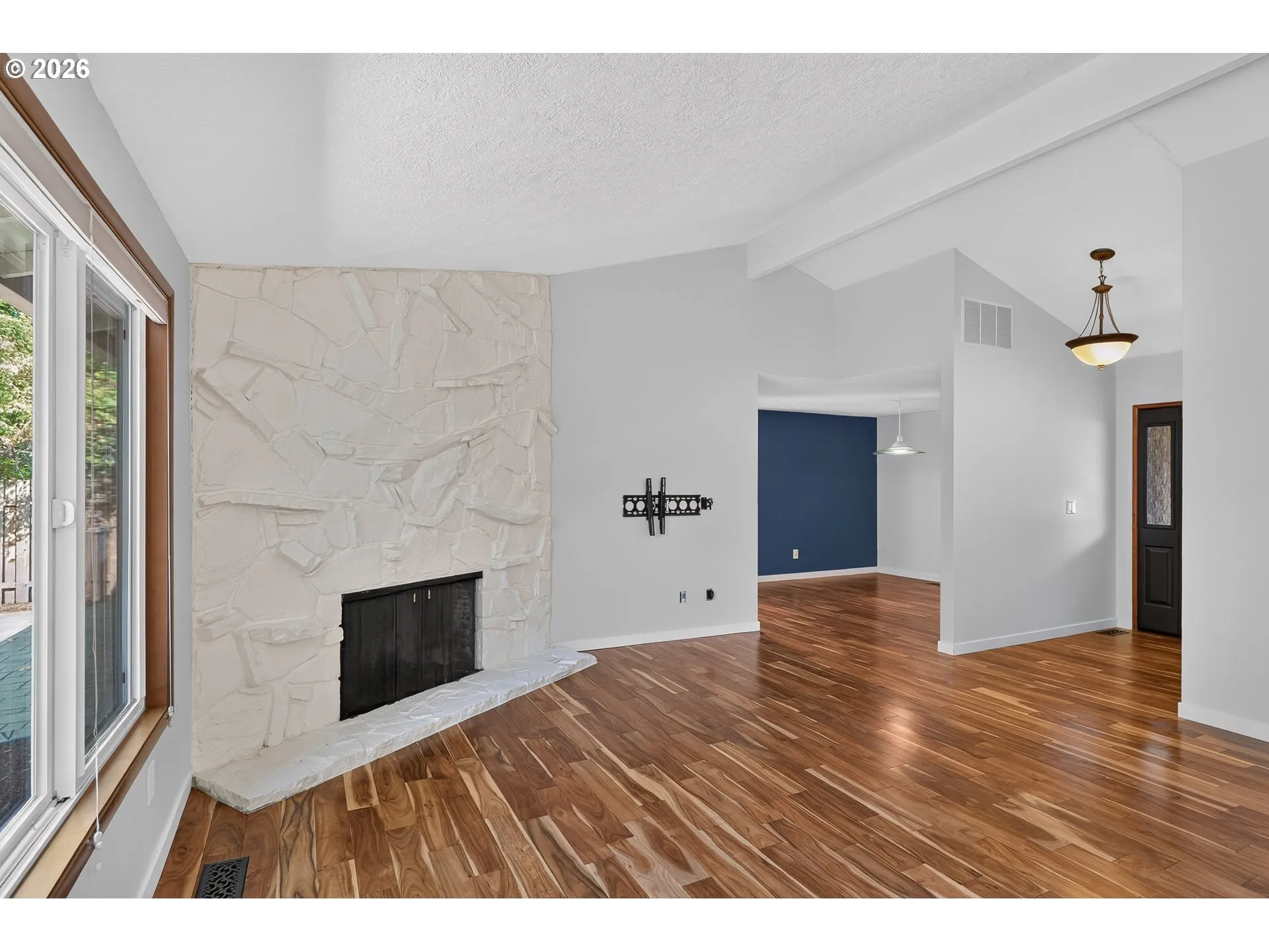 Living Room-Fireplace