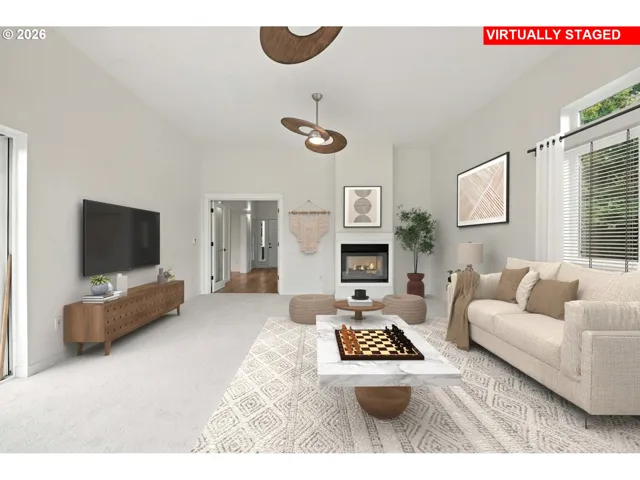Living Room-Fireplace