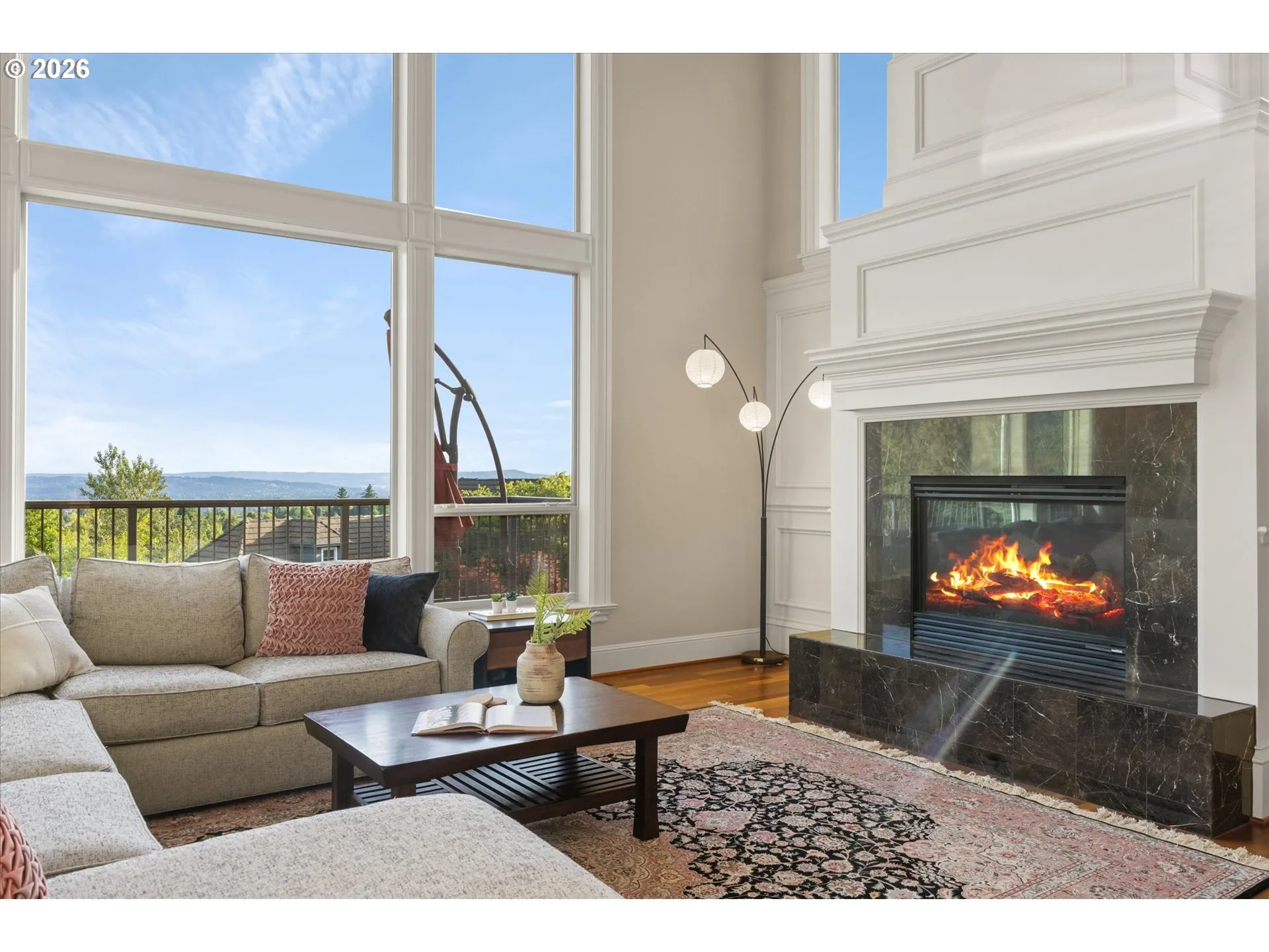Living Room-Fireplace