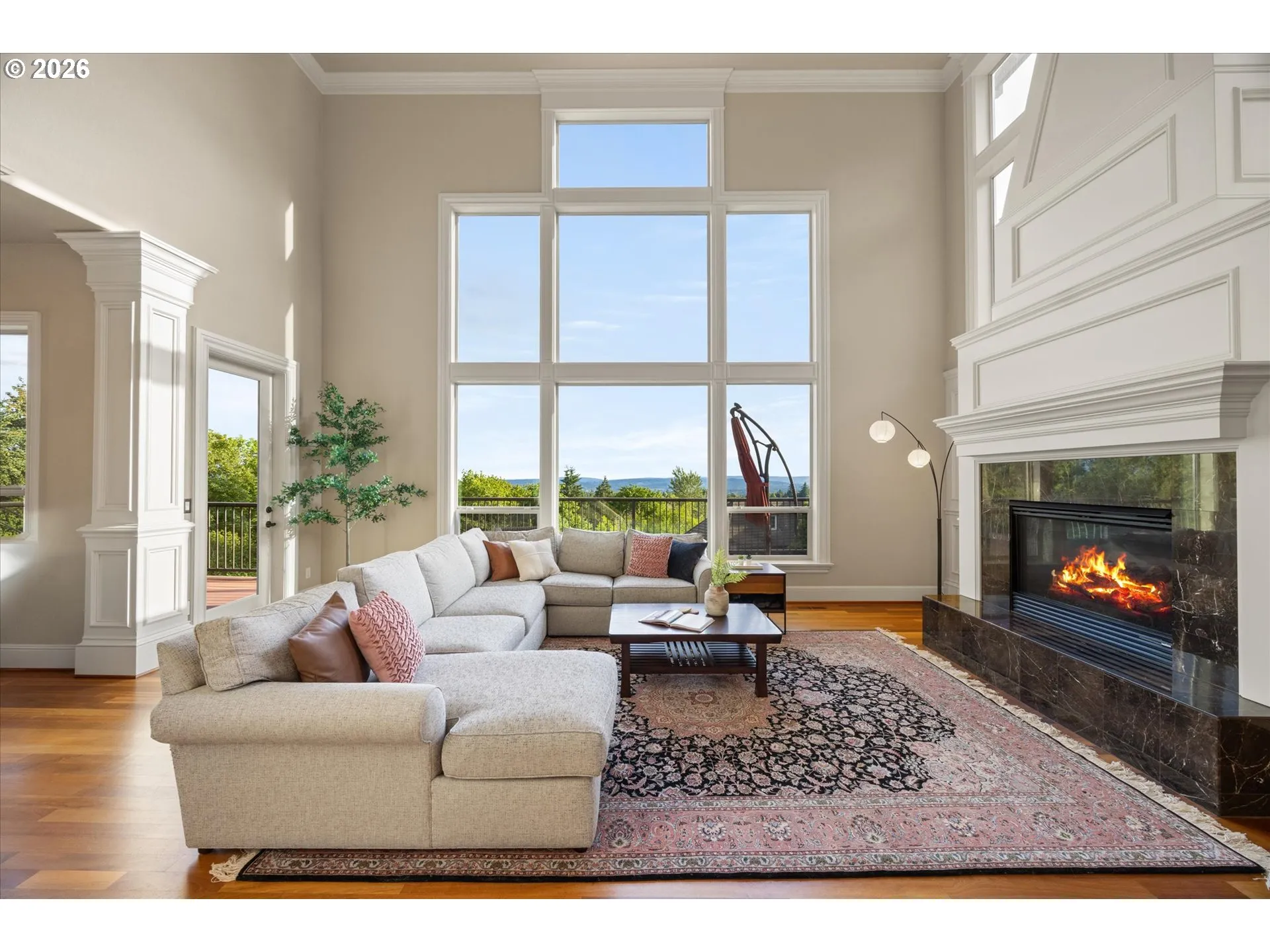 Living Room-Fireplace