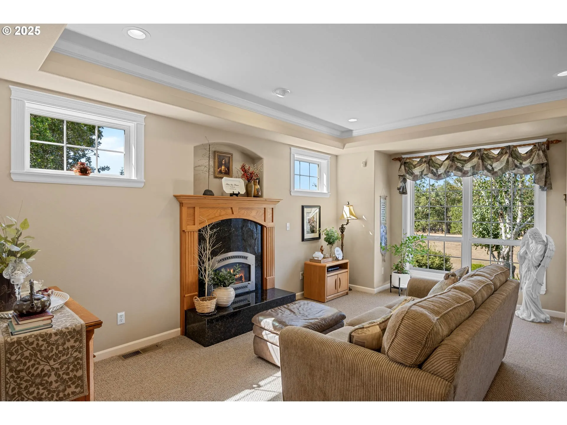 Living Room-Fireplace