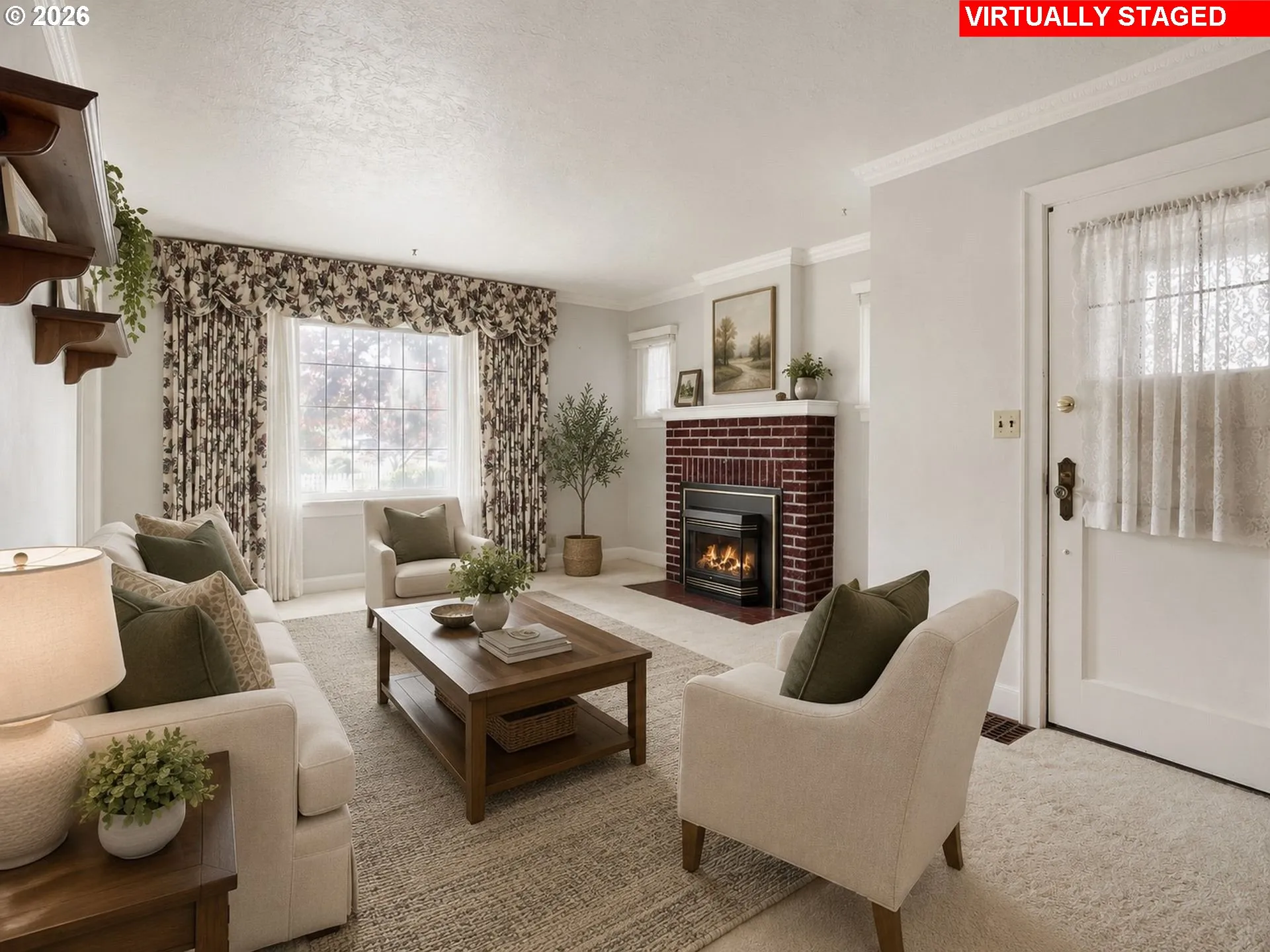 Living Room-Fireplace