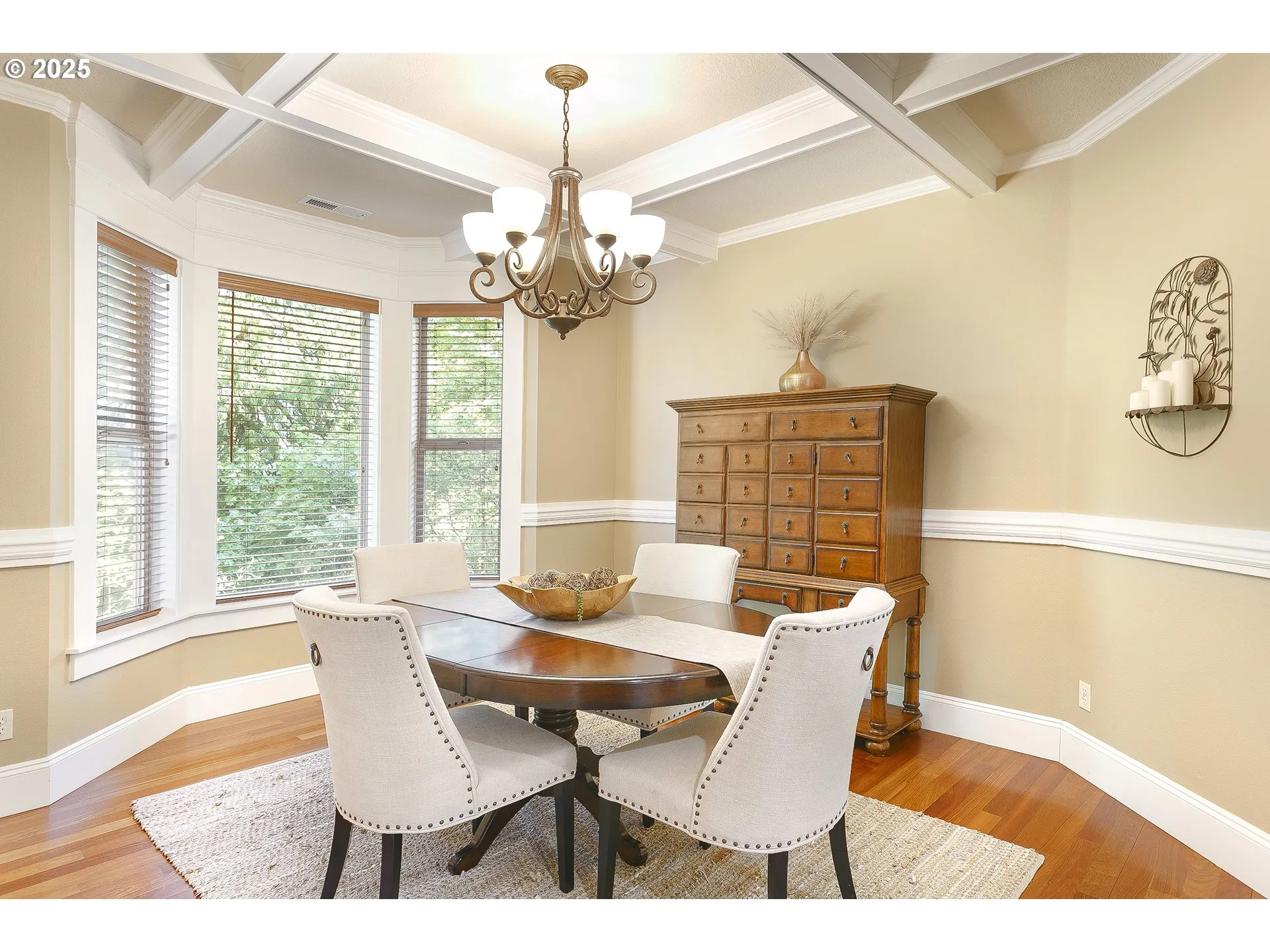 Dining Room-Coffered Ceilings