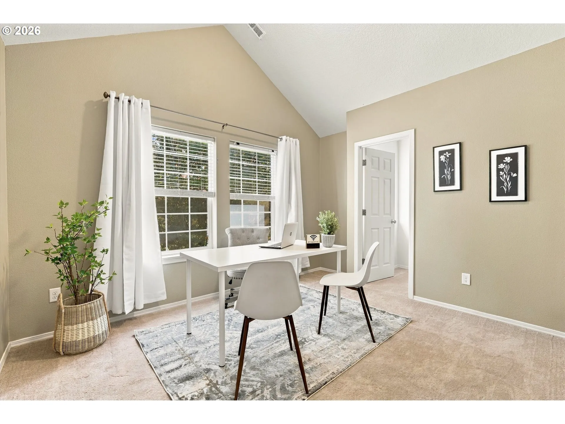 Bedroom-Vaulted Ceilings