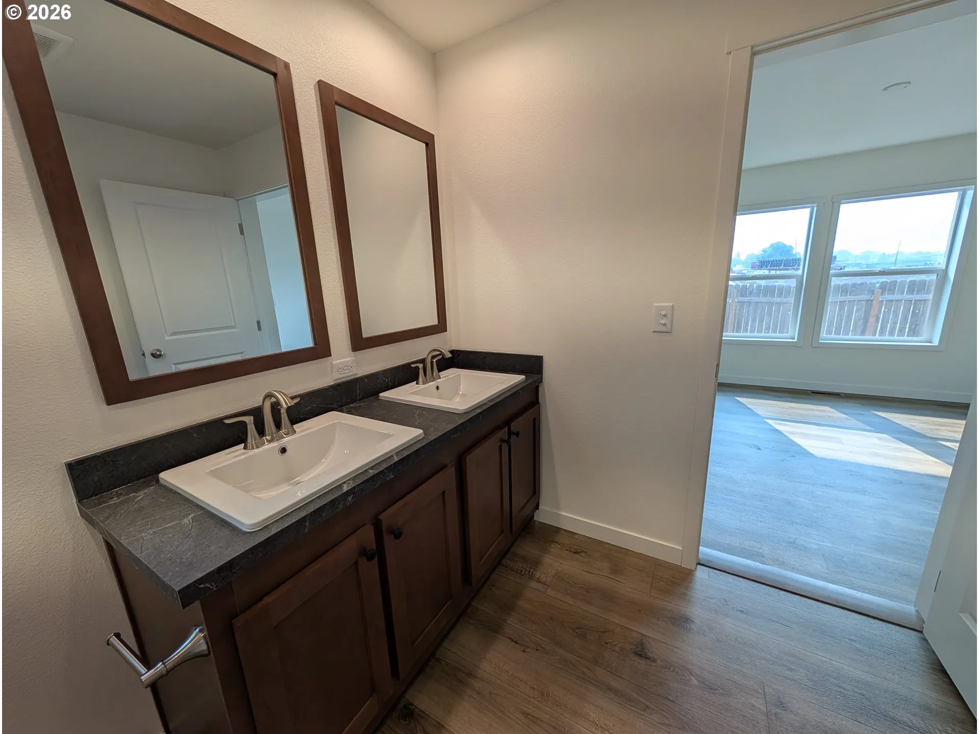 Bathroom, Attached-Double Sinks