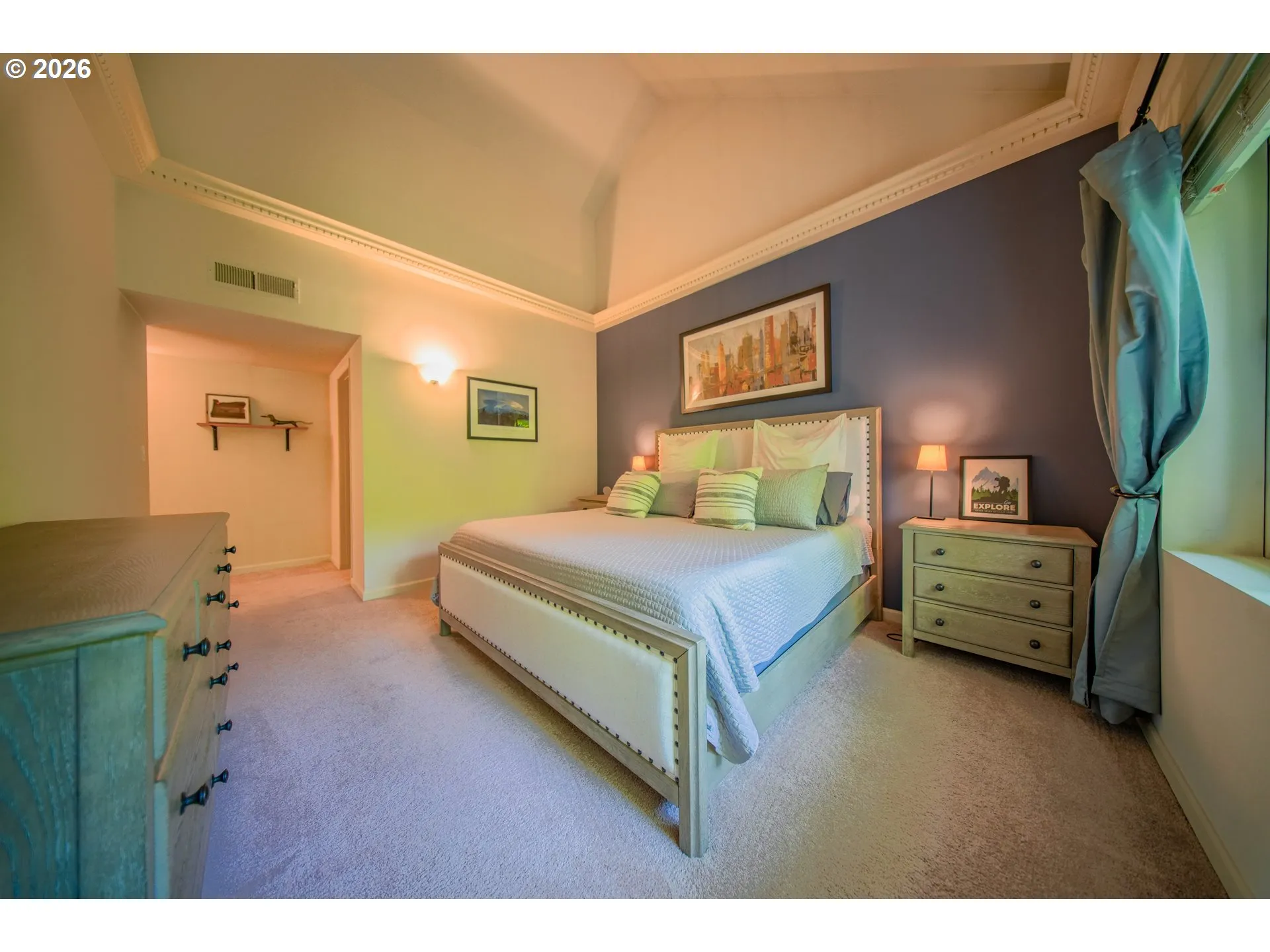 Primary Bedroom-Vaulted Ceilings