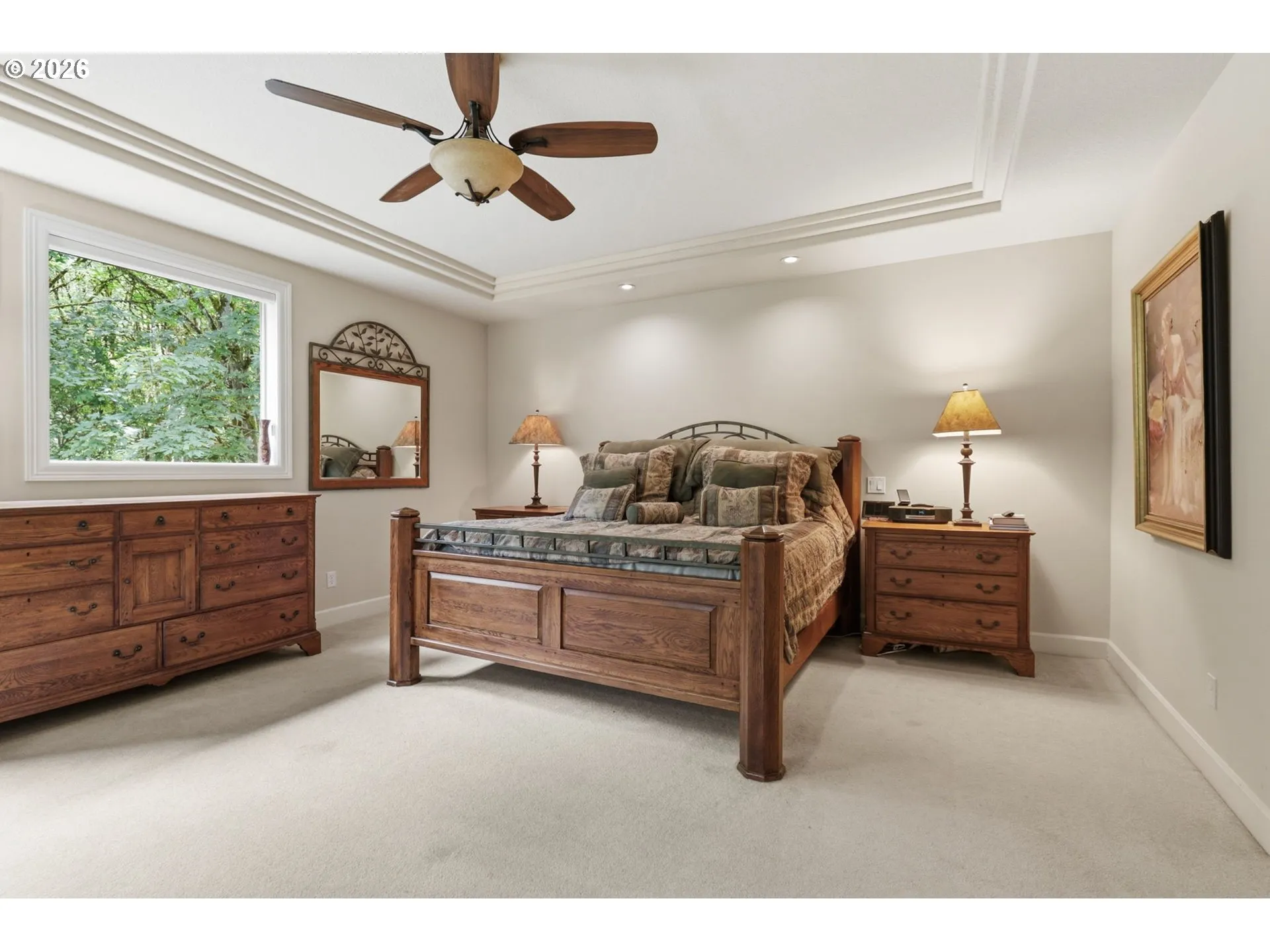Bedroom, Owner's Suite-Coffered Ceilings