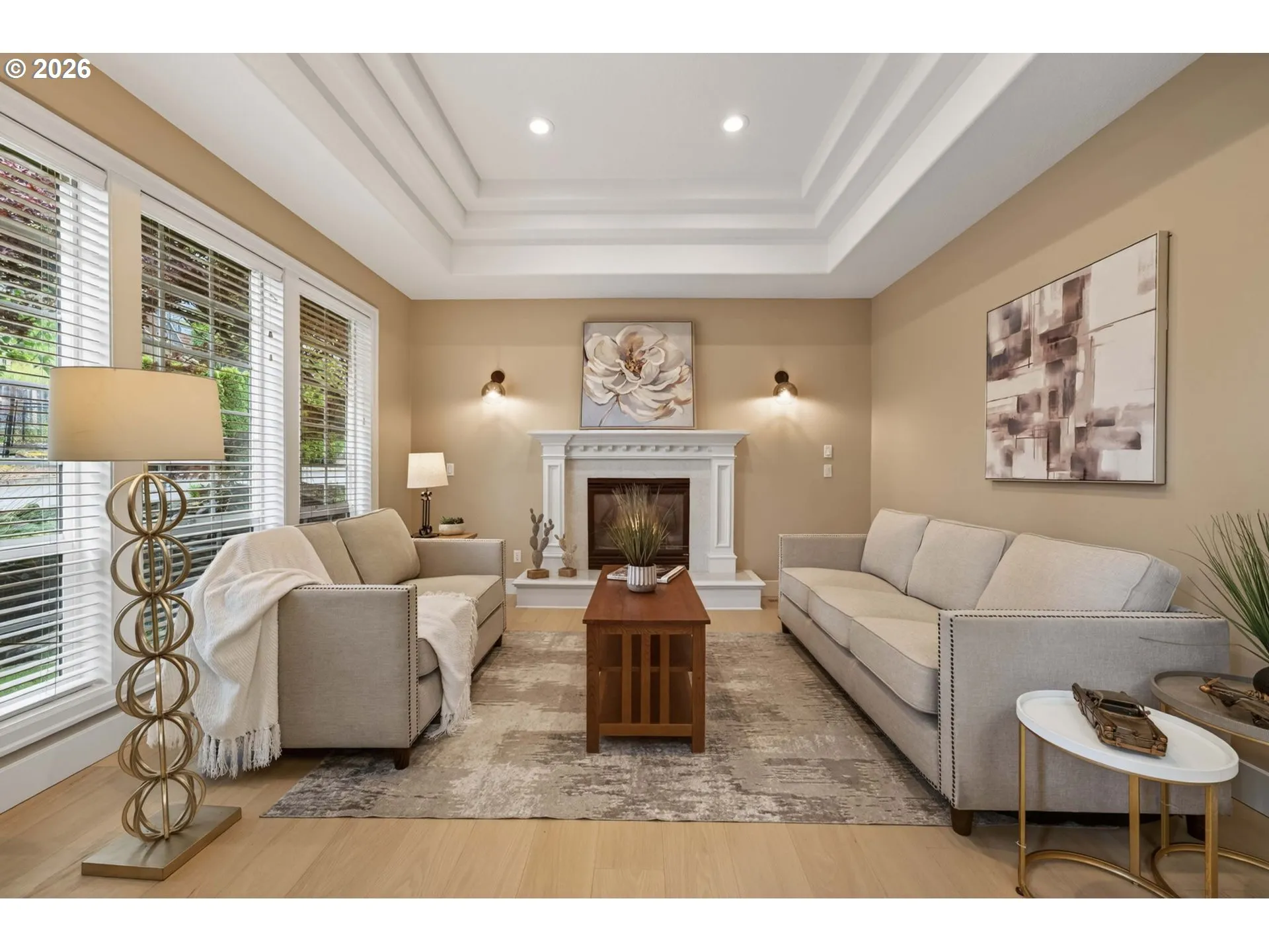 Living Room-Fireplace