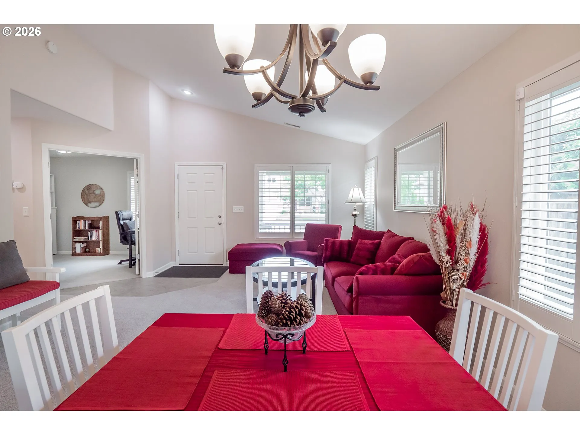 Dining Room-Vaulted Ceilings