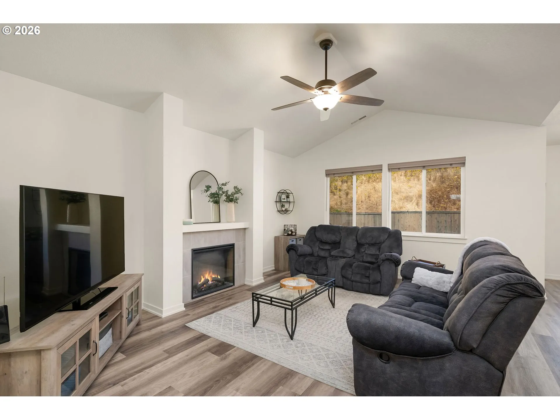 Living Room-Fireplace