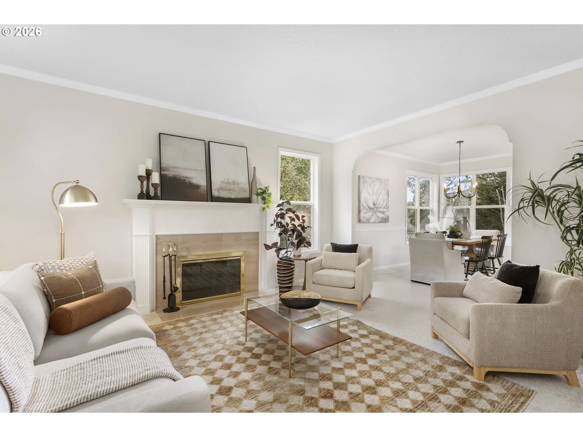 Living Room-Fireplace