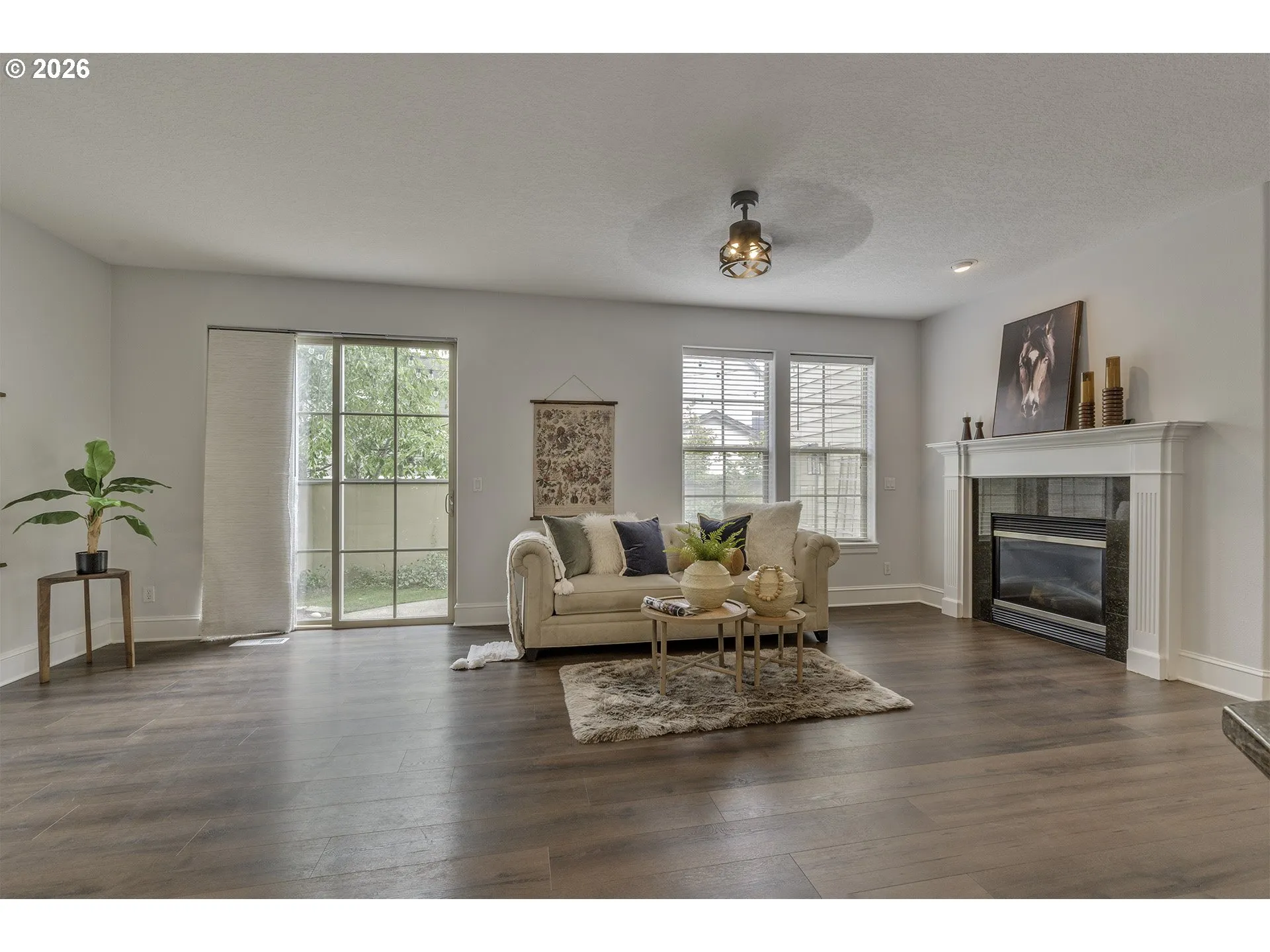 Living Room-Fireplace