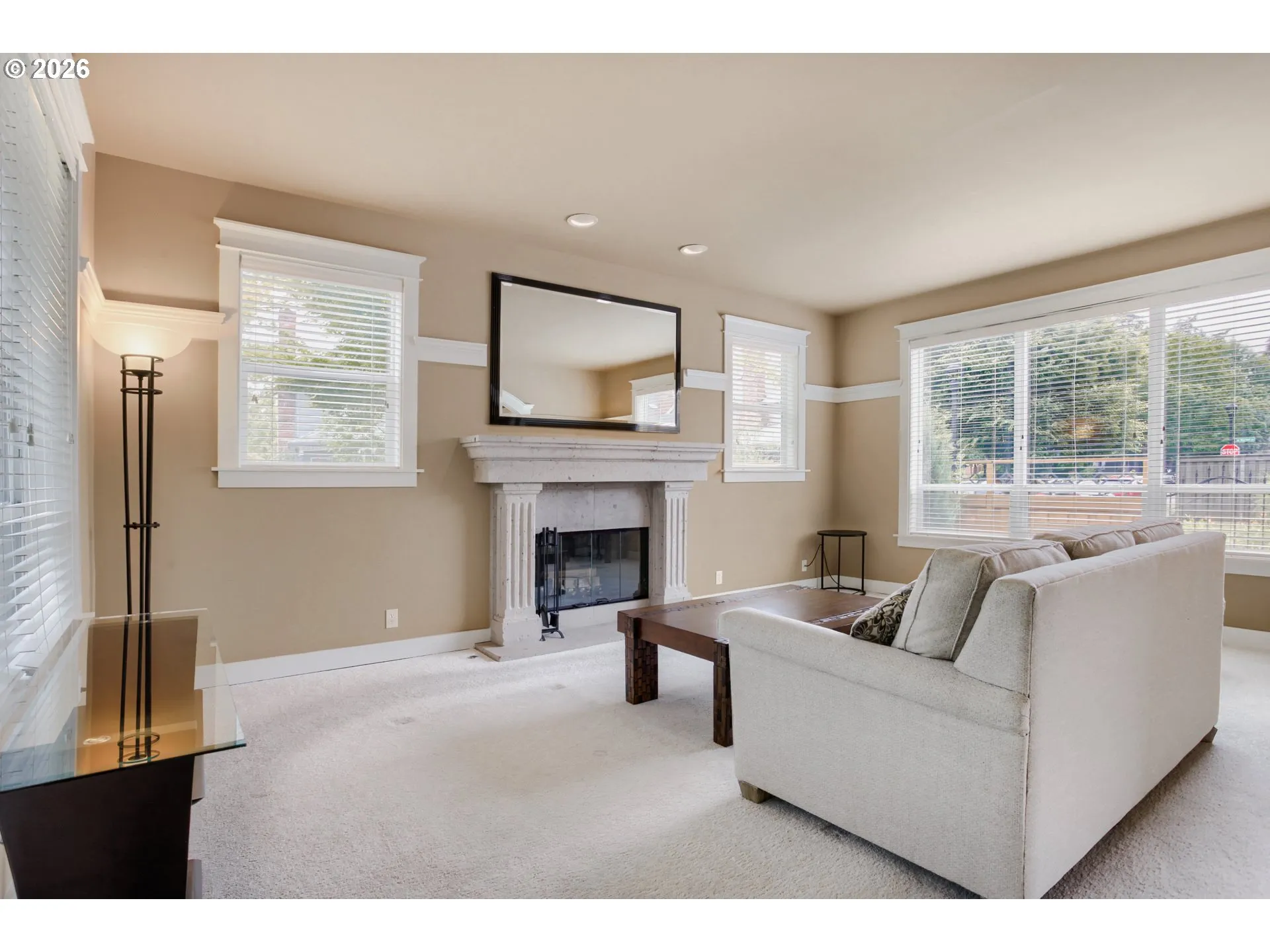 Living Room-Fireplace