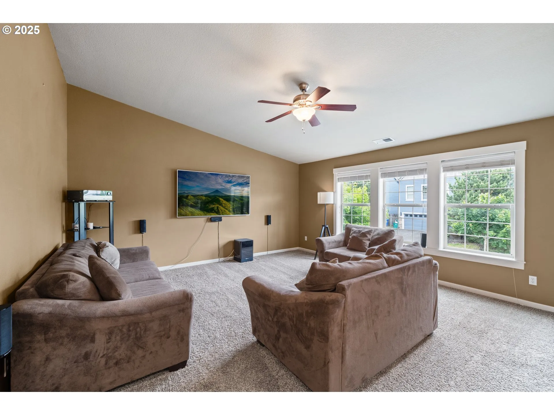 Living Room-Vaulted Ceilings
