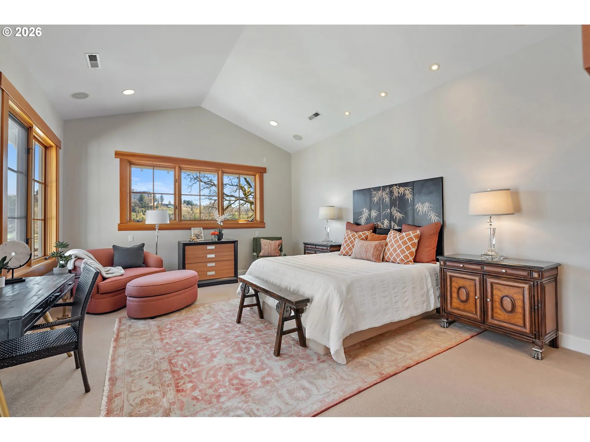 Primary Bedroom-Vaulted Ceilings