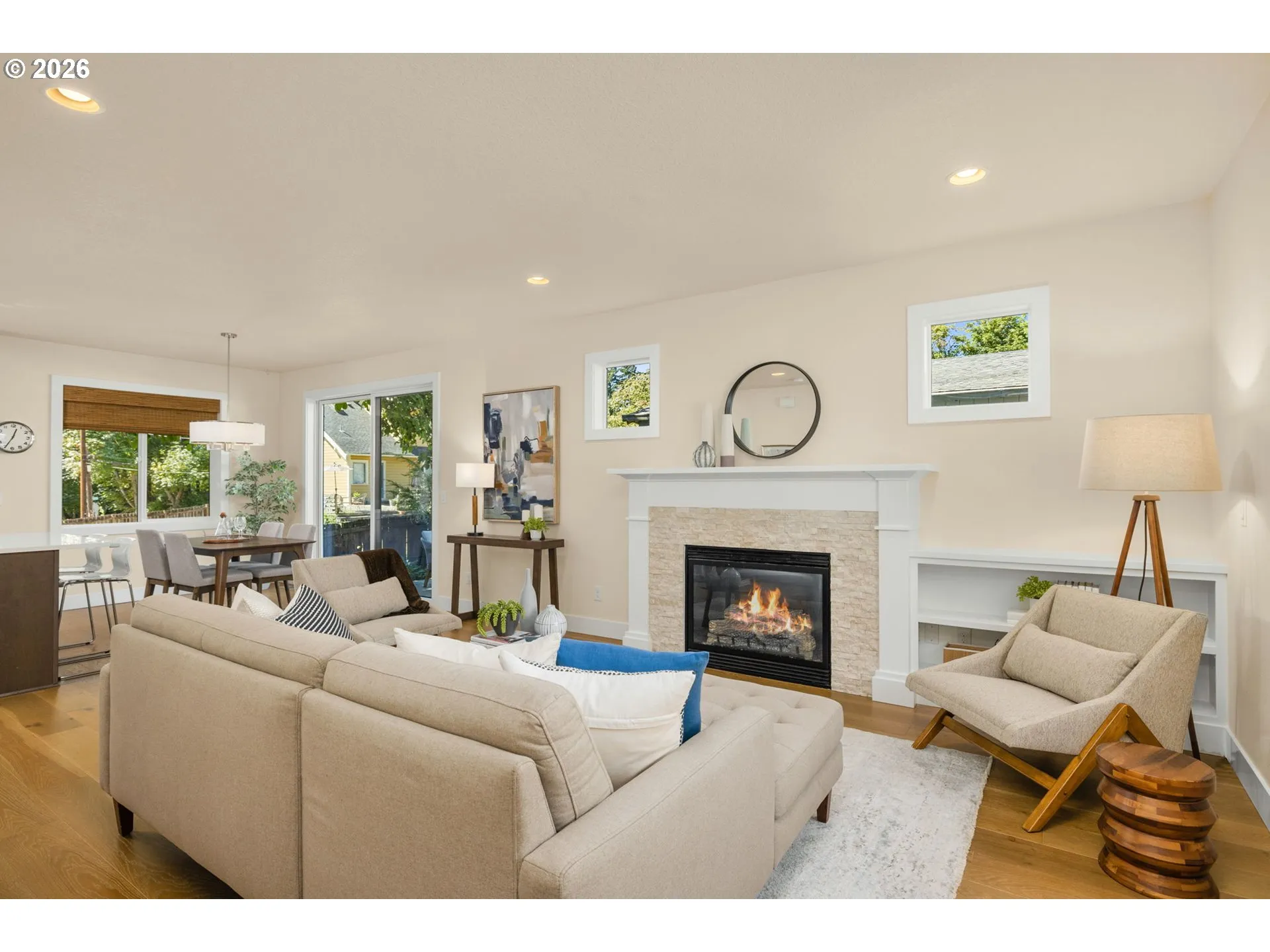 Living Room-Fireplace