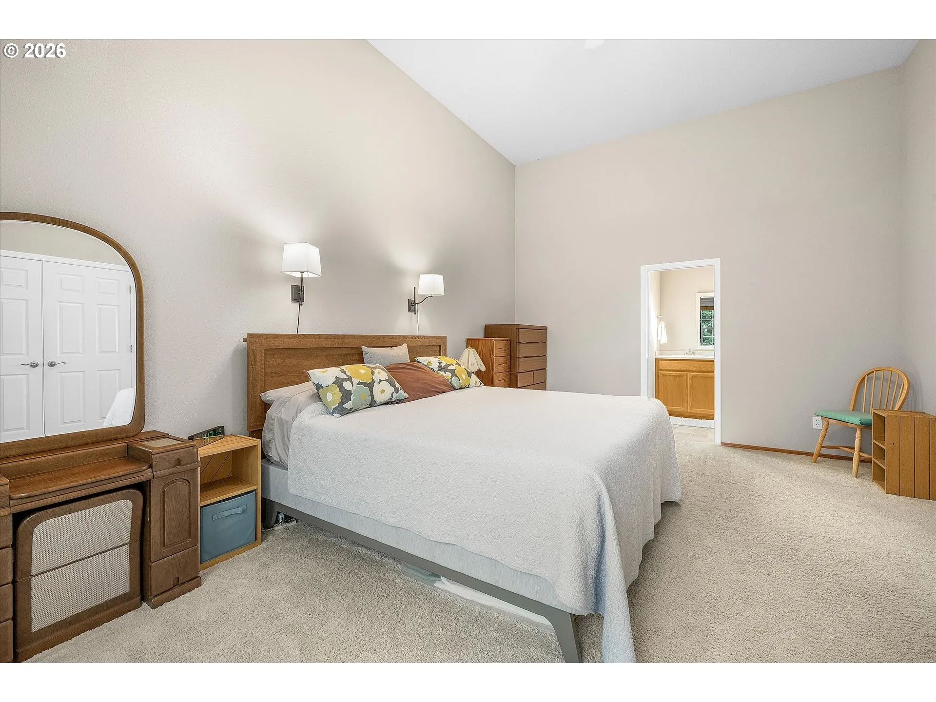 Primary Bedroom-Vaulted Ceilings