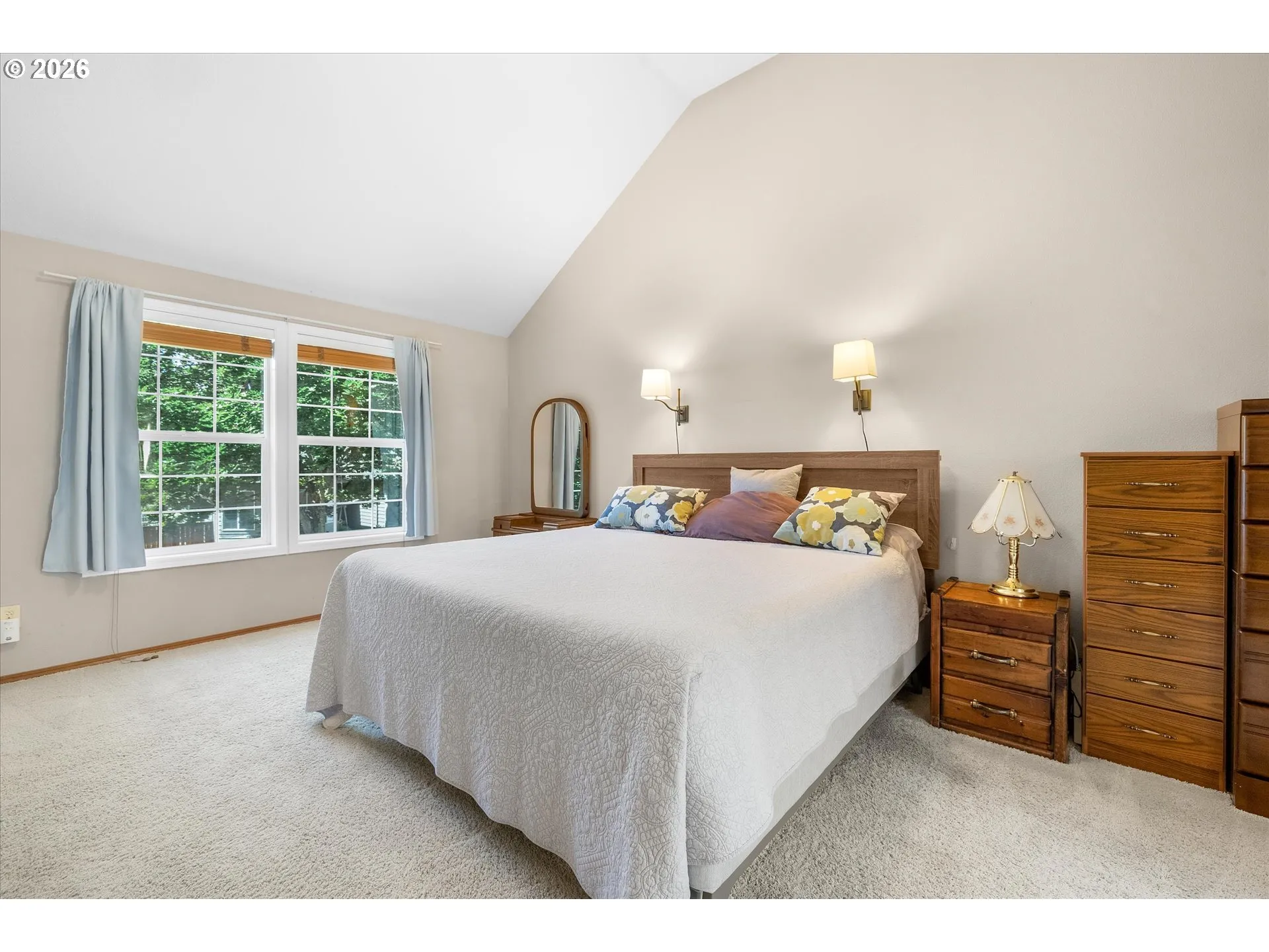 Primary Bedroom-Vaulted Ceilings