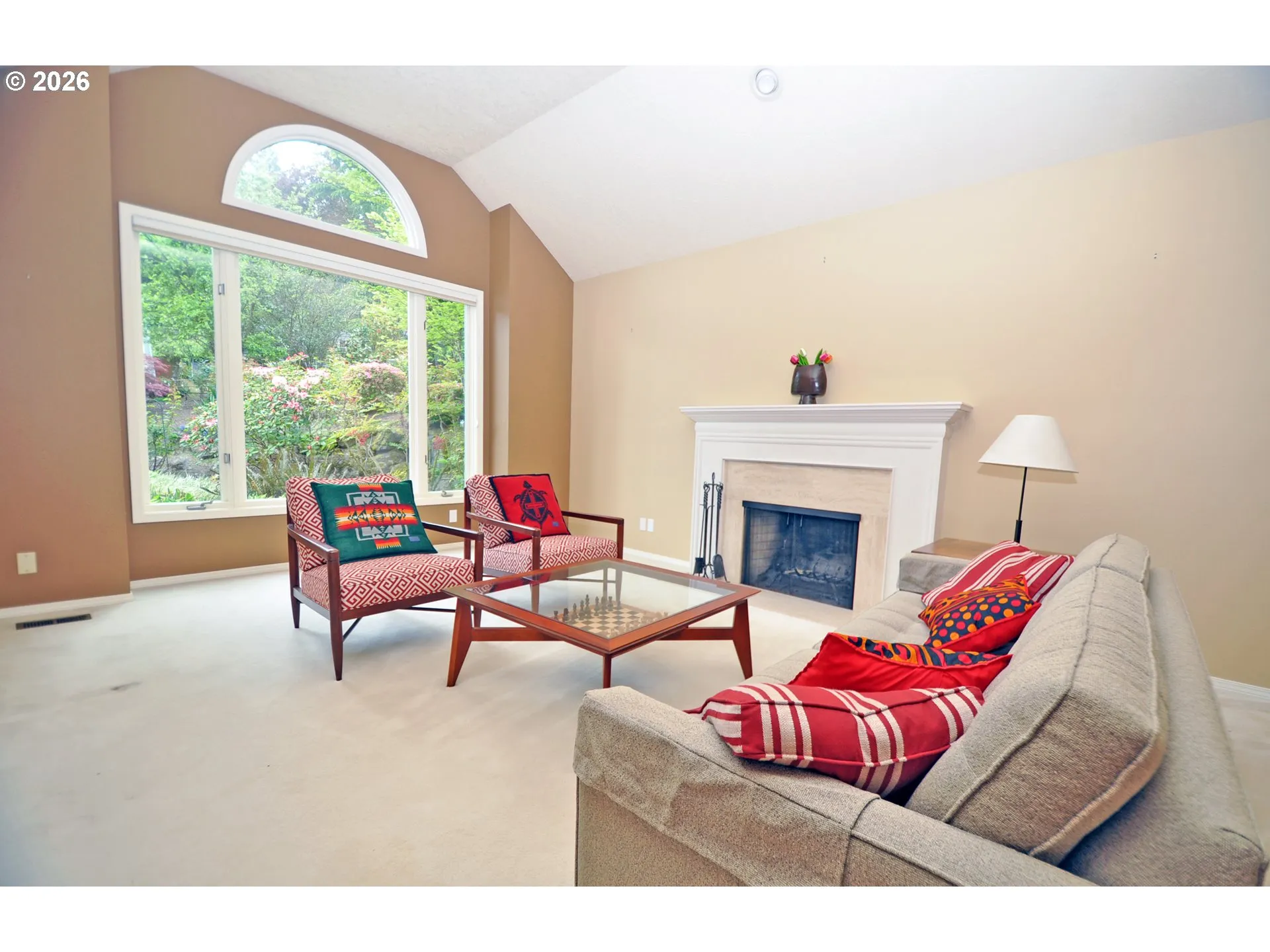 Living Room-Fireplace