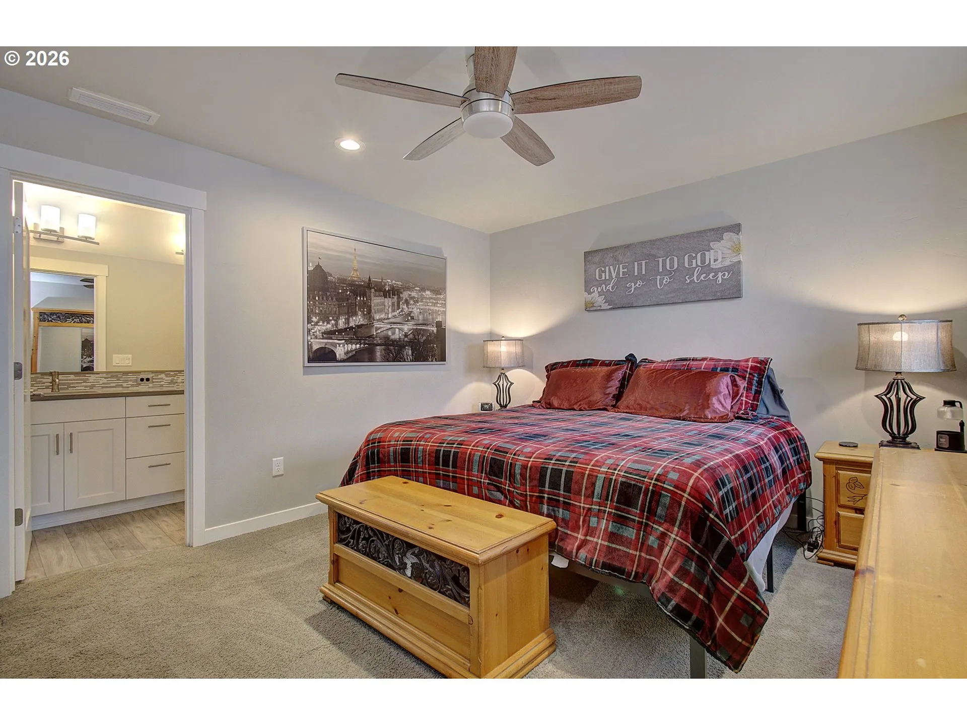 Bedroom, Owner's Suite-Ceiling Fan