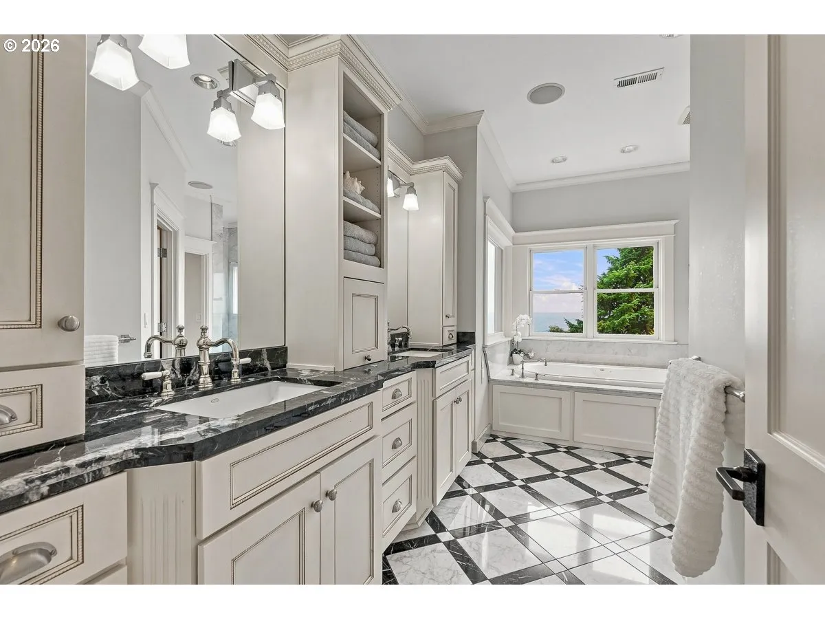 Bathroom, Attached-Double Sinks