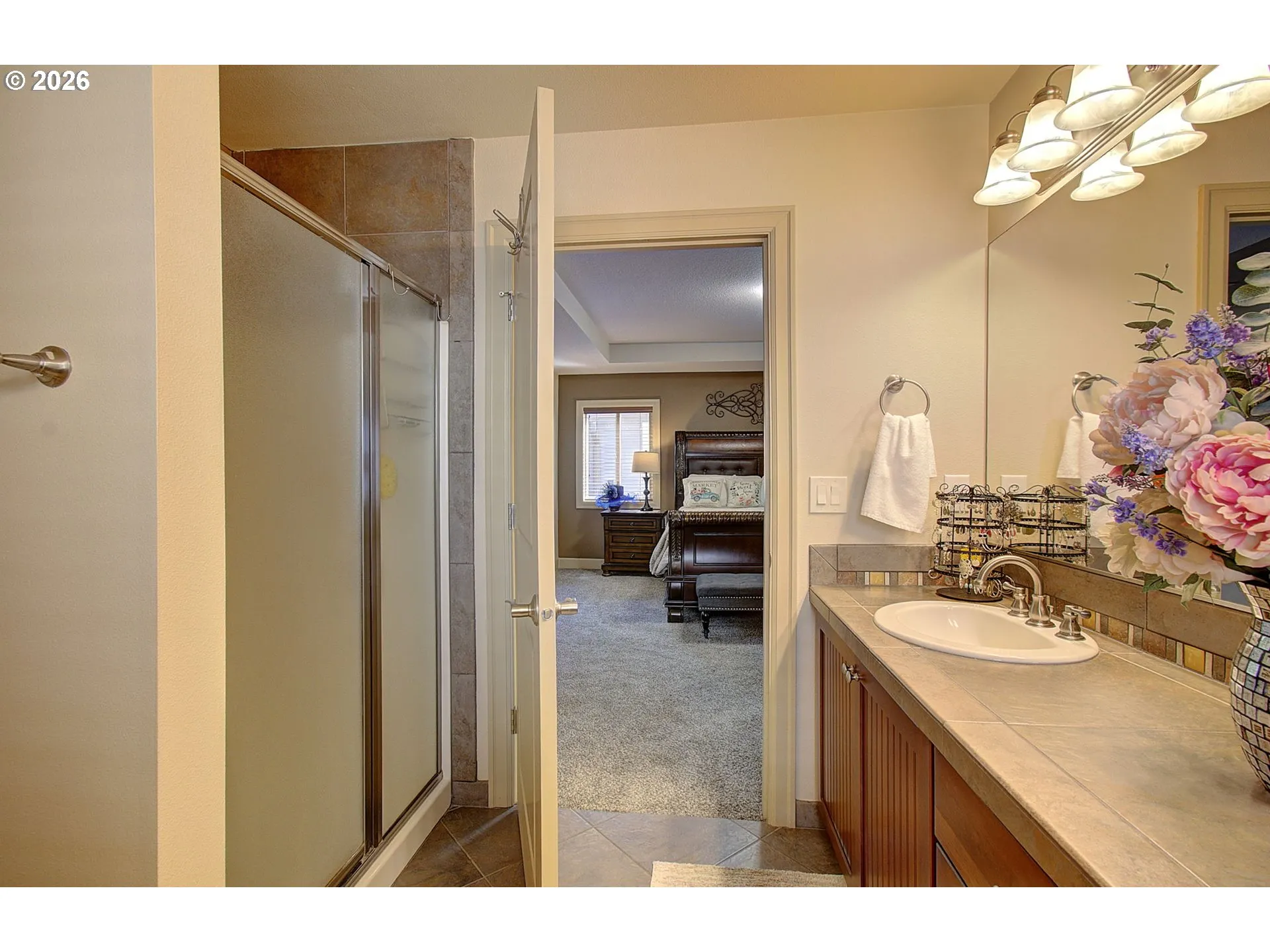 Bathroom, Attached-Walk in Shower