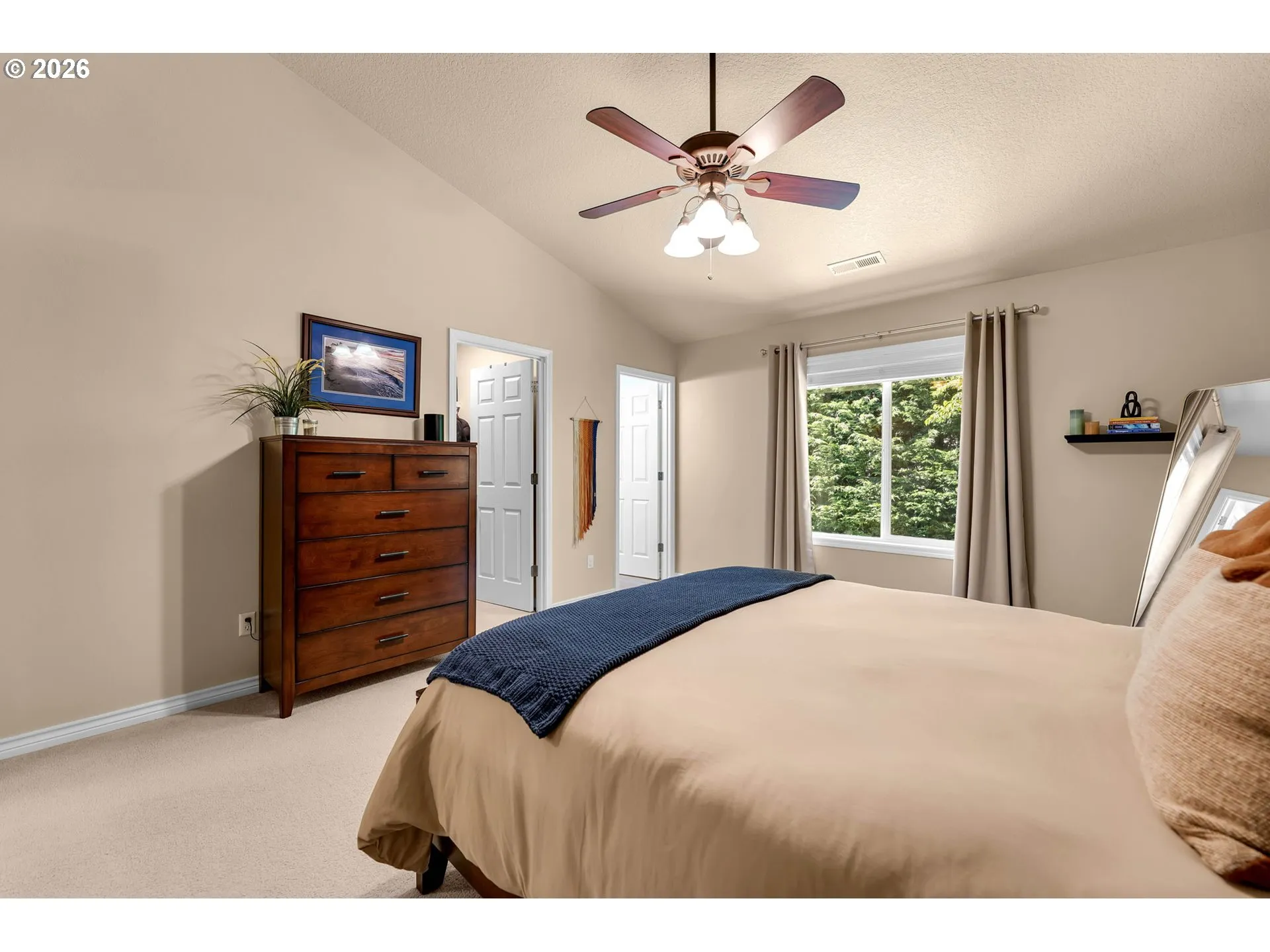Bedroom, Primary-Ceiling Fan