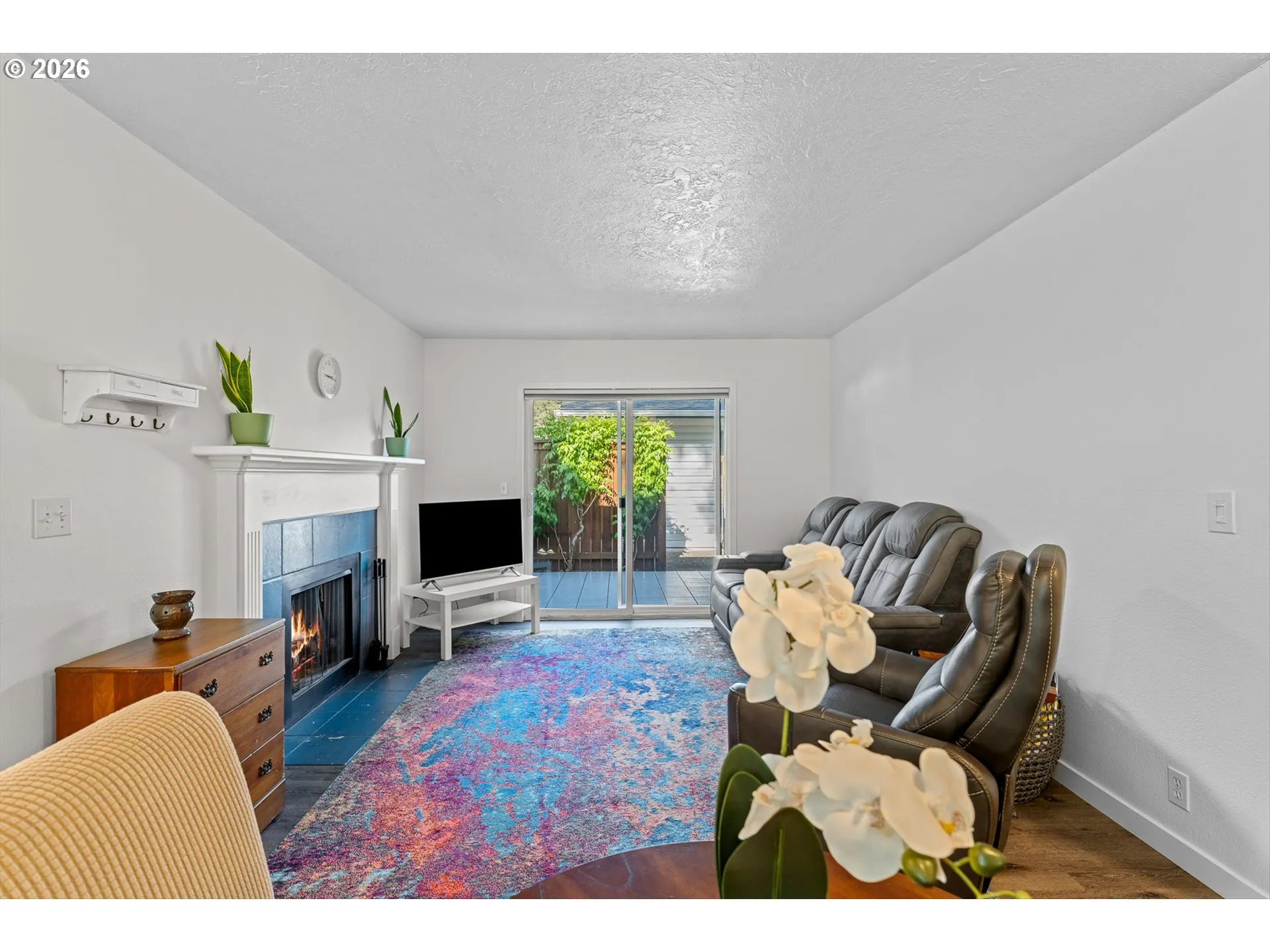 Living Room-Fireplace