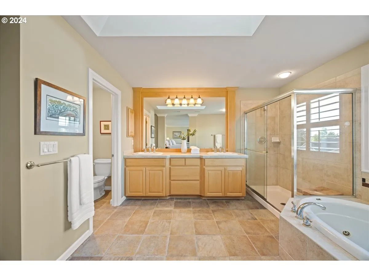 Bathroom, Attached-Double Sinks