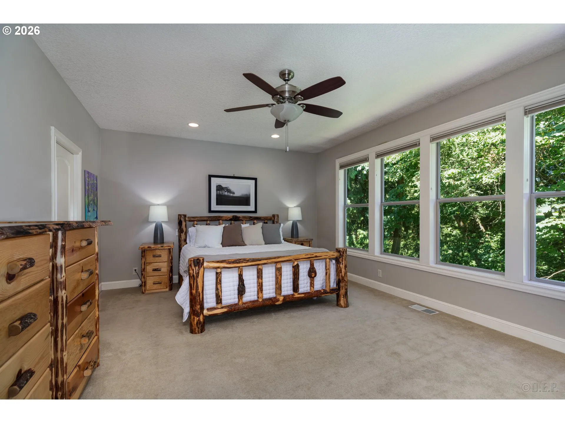 Bedroom, Primary-Ceiling Fan