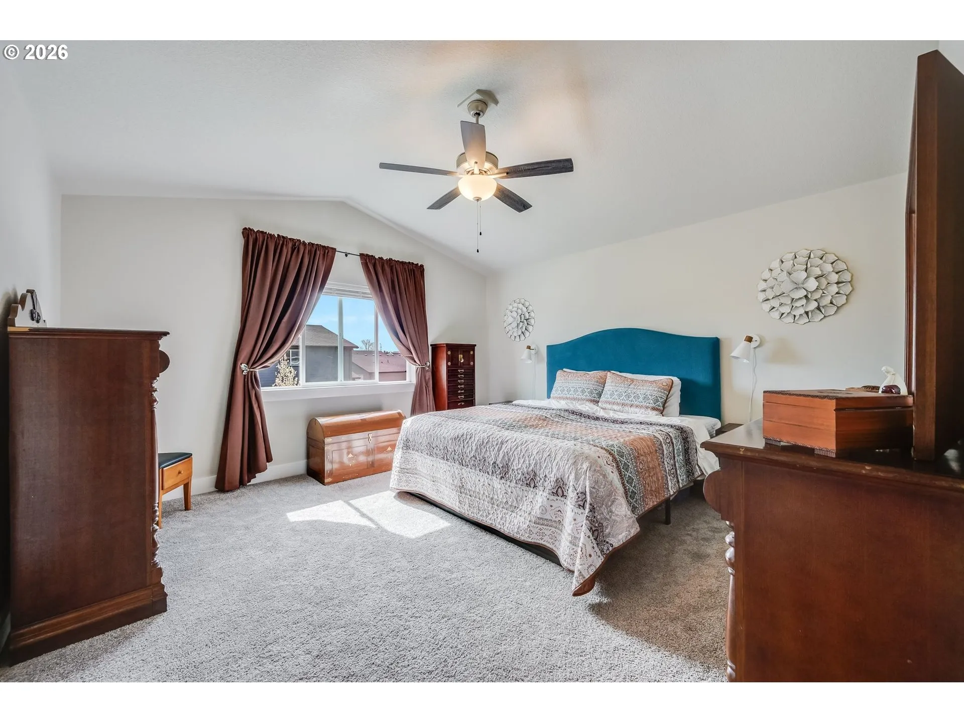 Owner's Suite Bedroom-Vaulted Ceilings