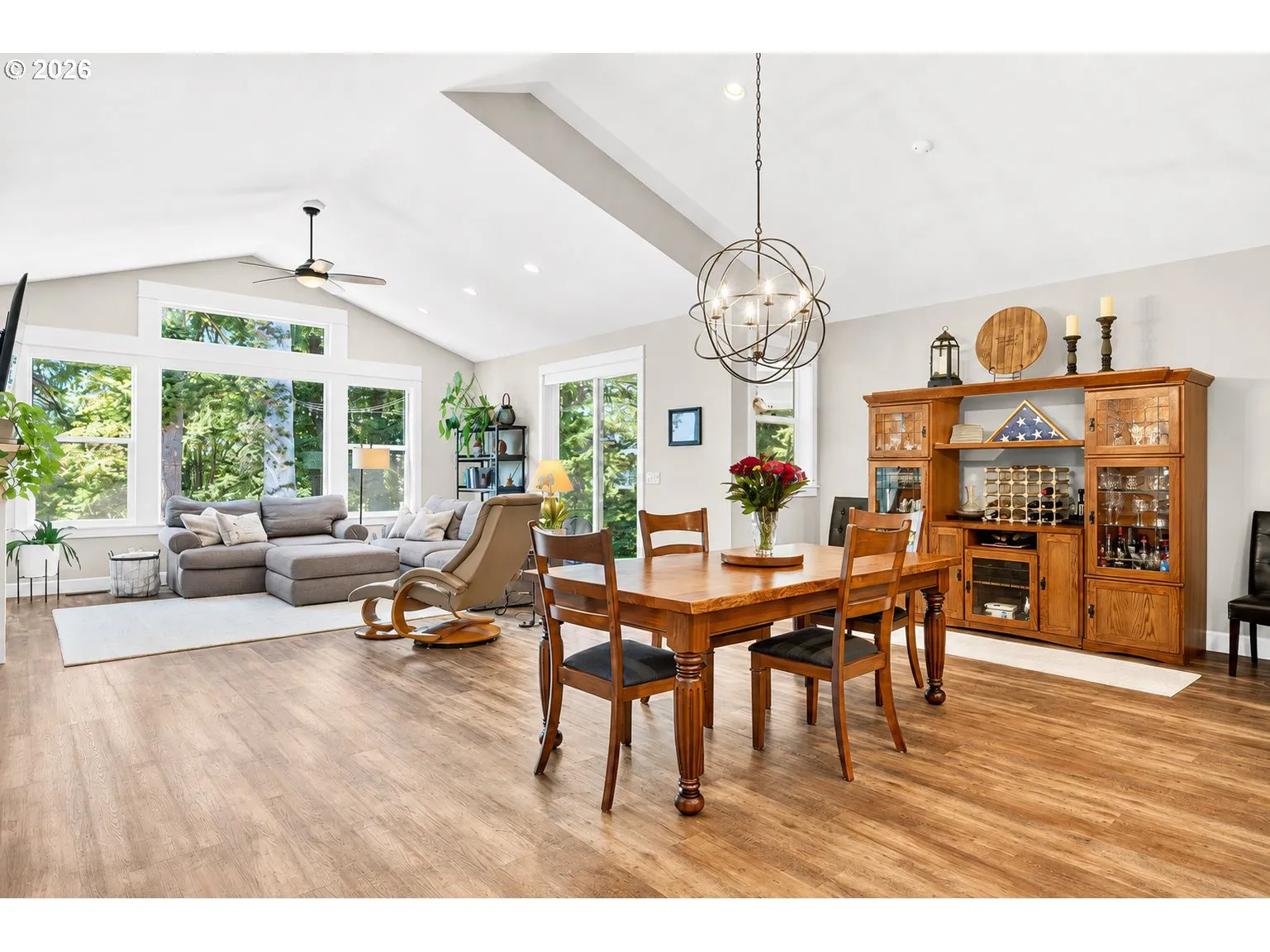 Living Room/Dining Room-Ceiling Fan