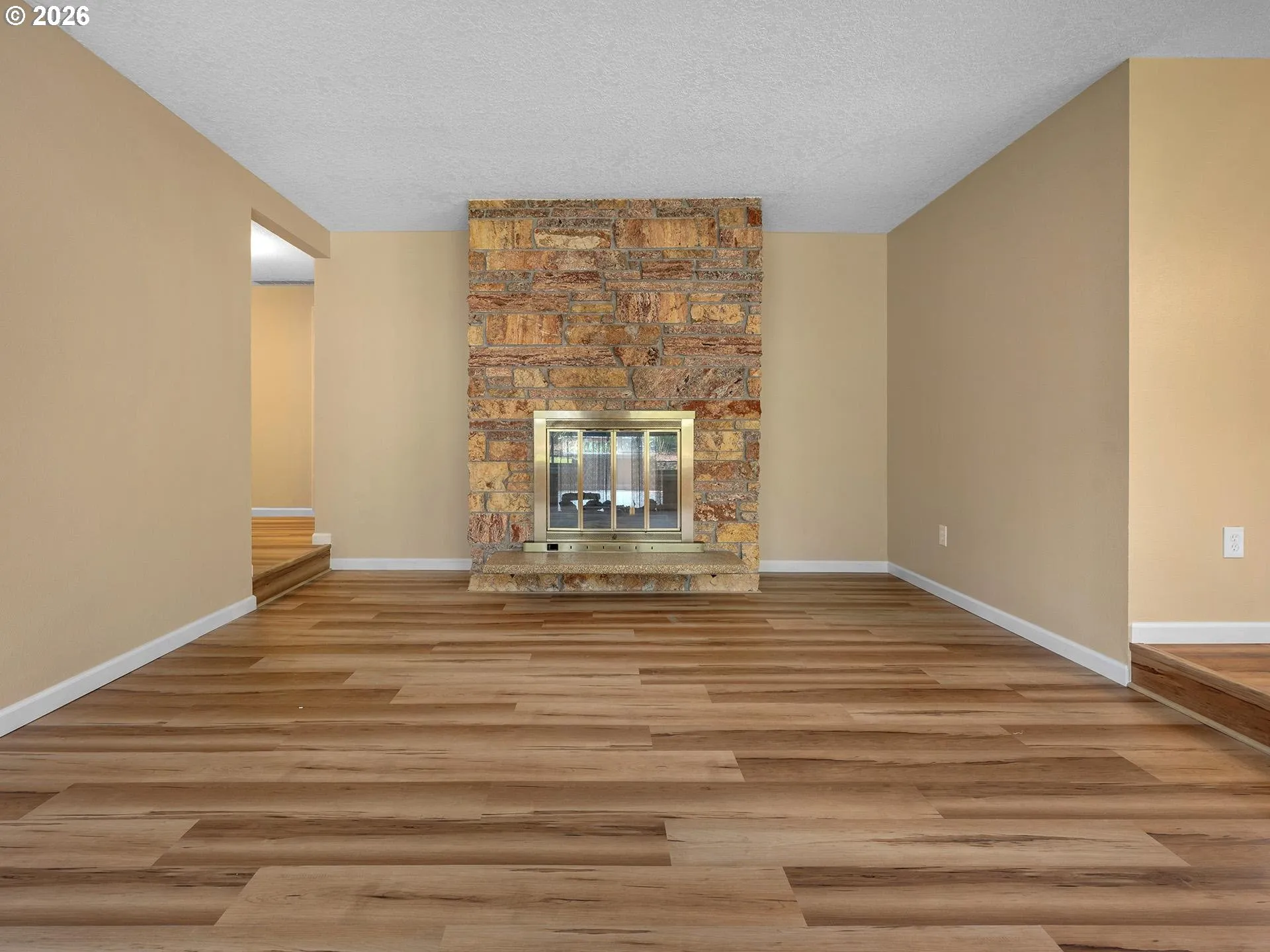 Living Room-Fireplace