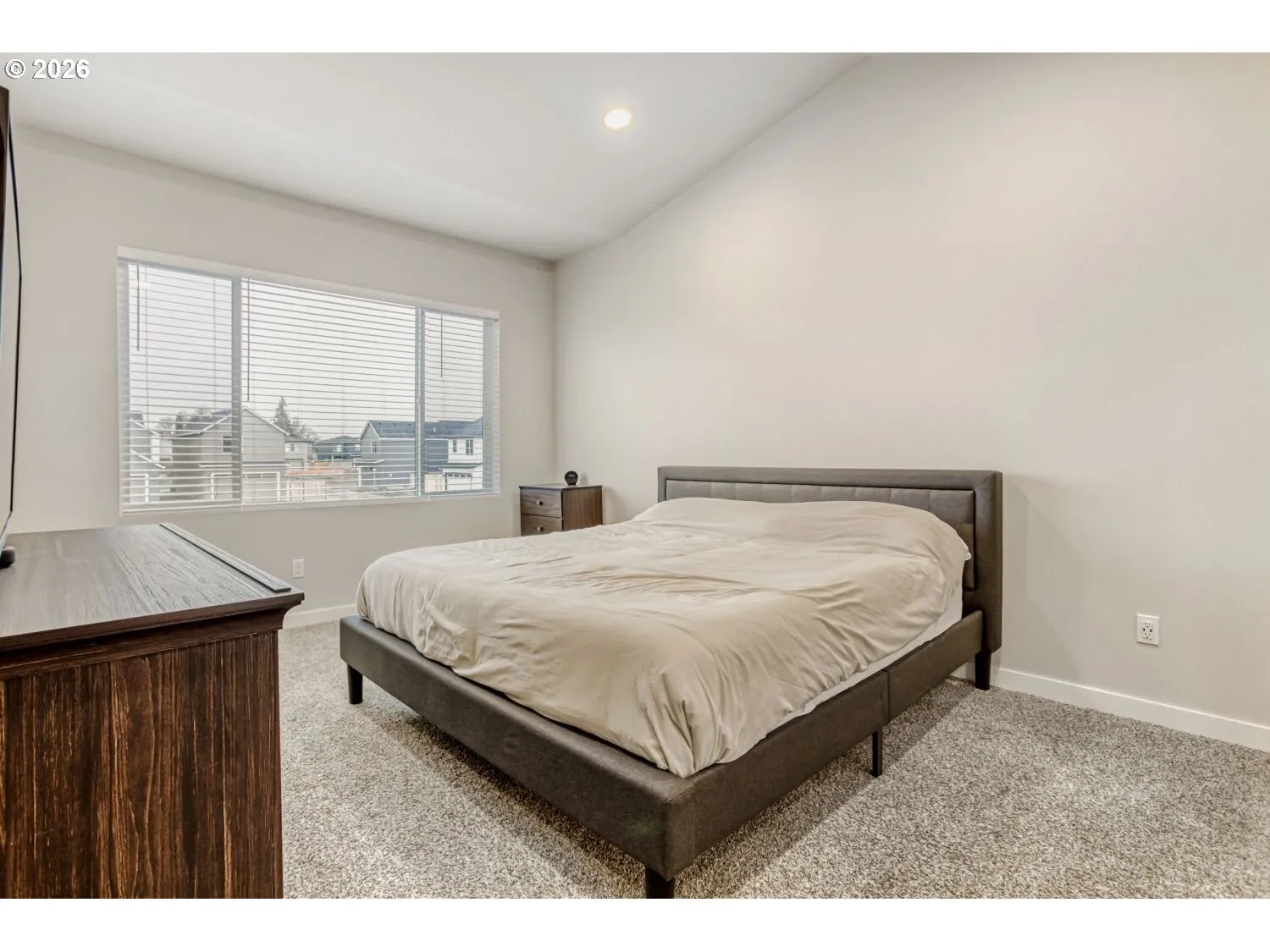 Owner's Suite Bedroom-Vaulted Ceilings