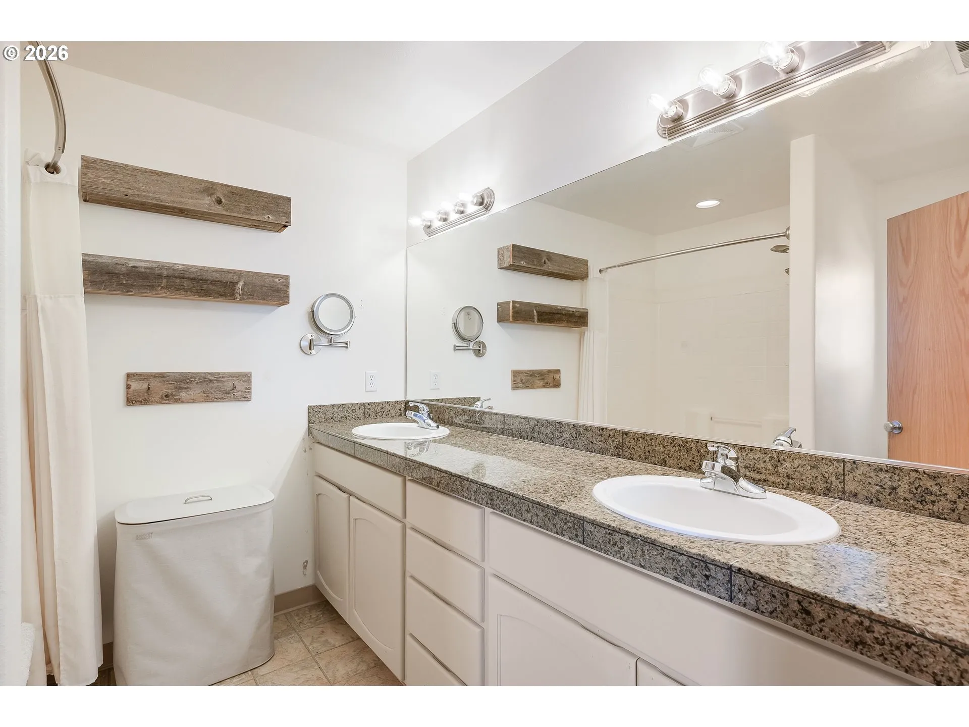 Bathroom, Attached-Double Sinks