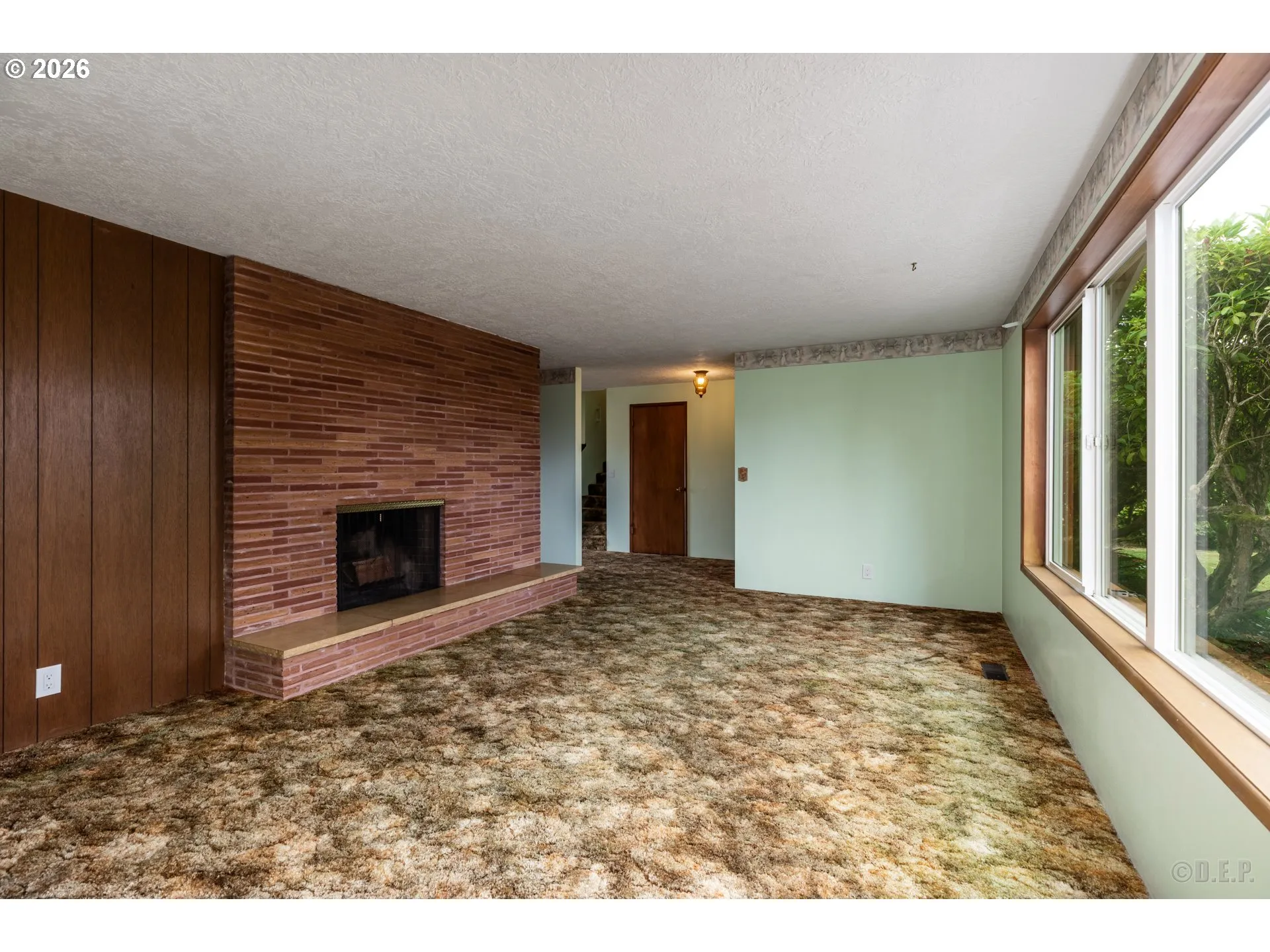 Living Room-Fireplace