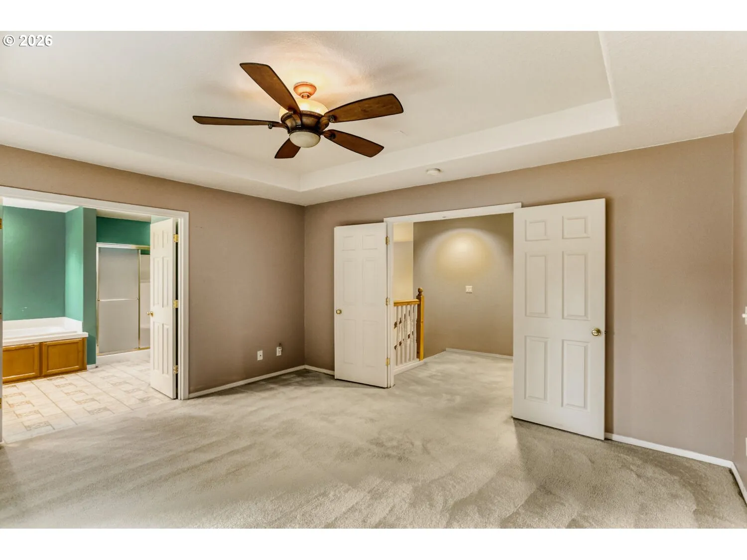 Bedroom, Primary-Coffered Ceilings