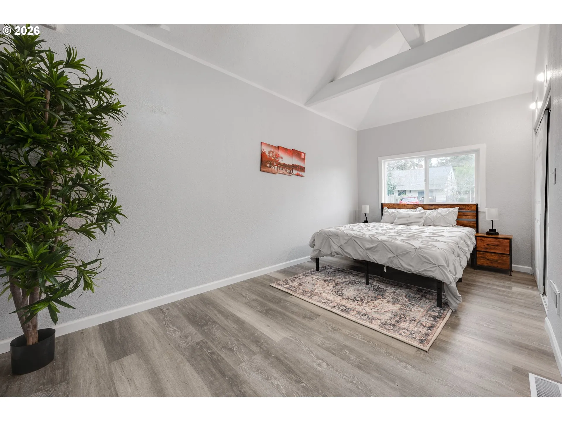 Primary Bedroom-Vaulted Ceilings