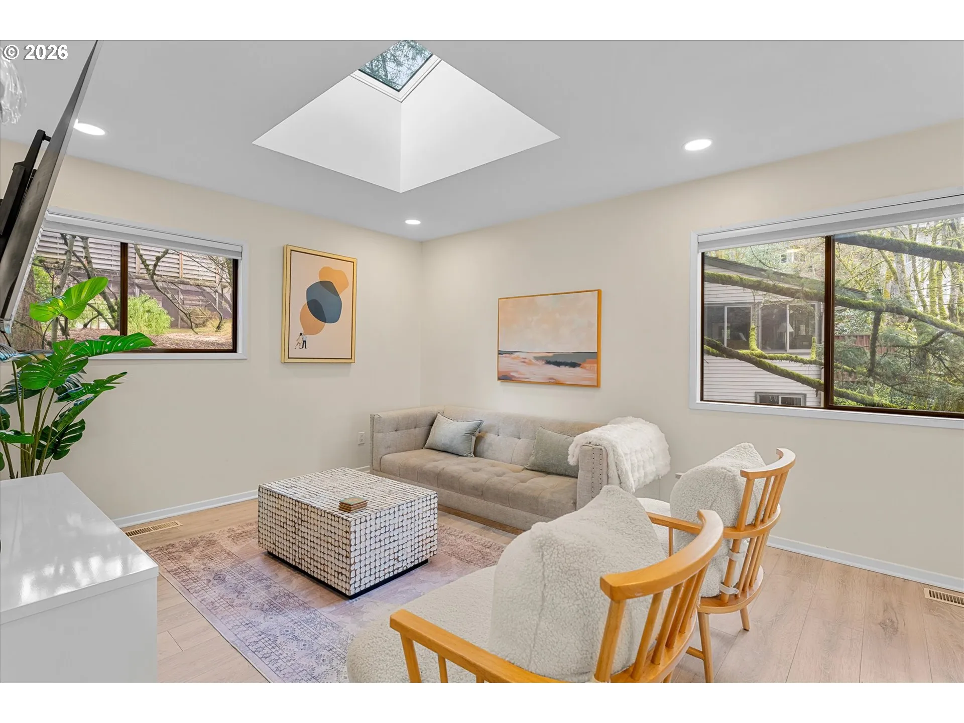 Family Room-Skylight