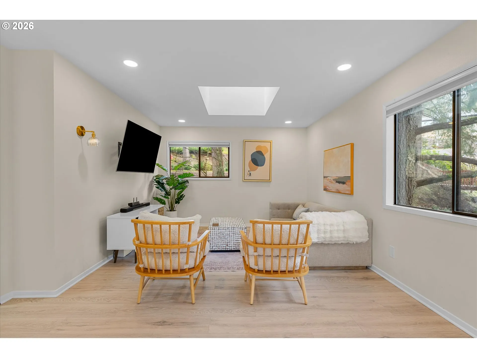 Family Room-Skylight