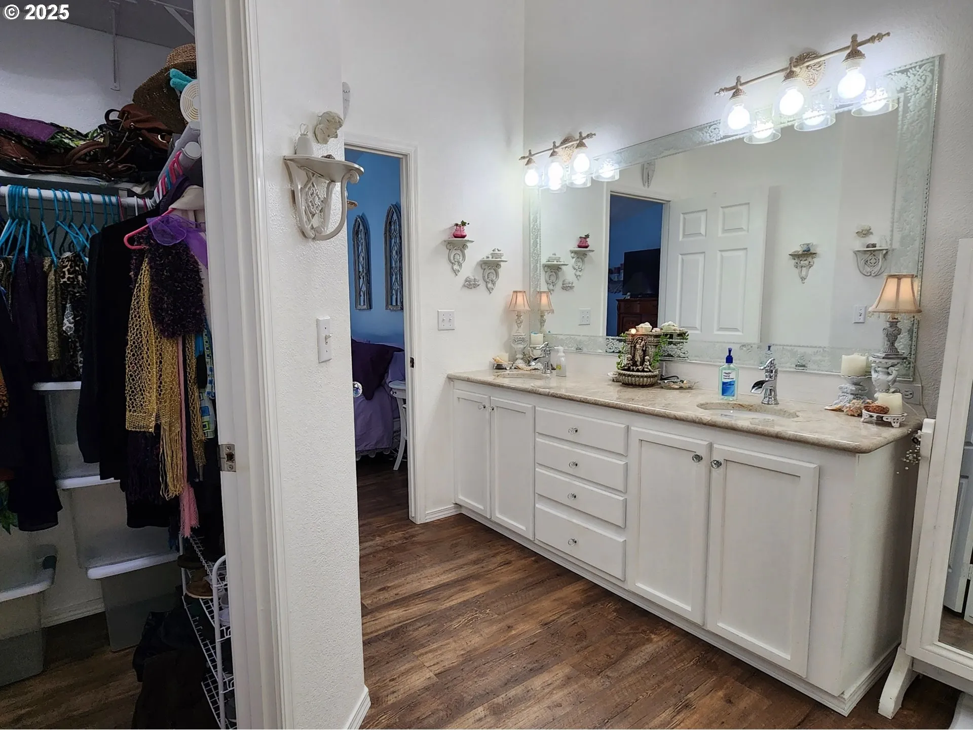 Attached Bathroom #1-Walk-In Closet