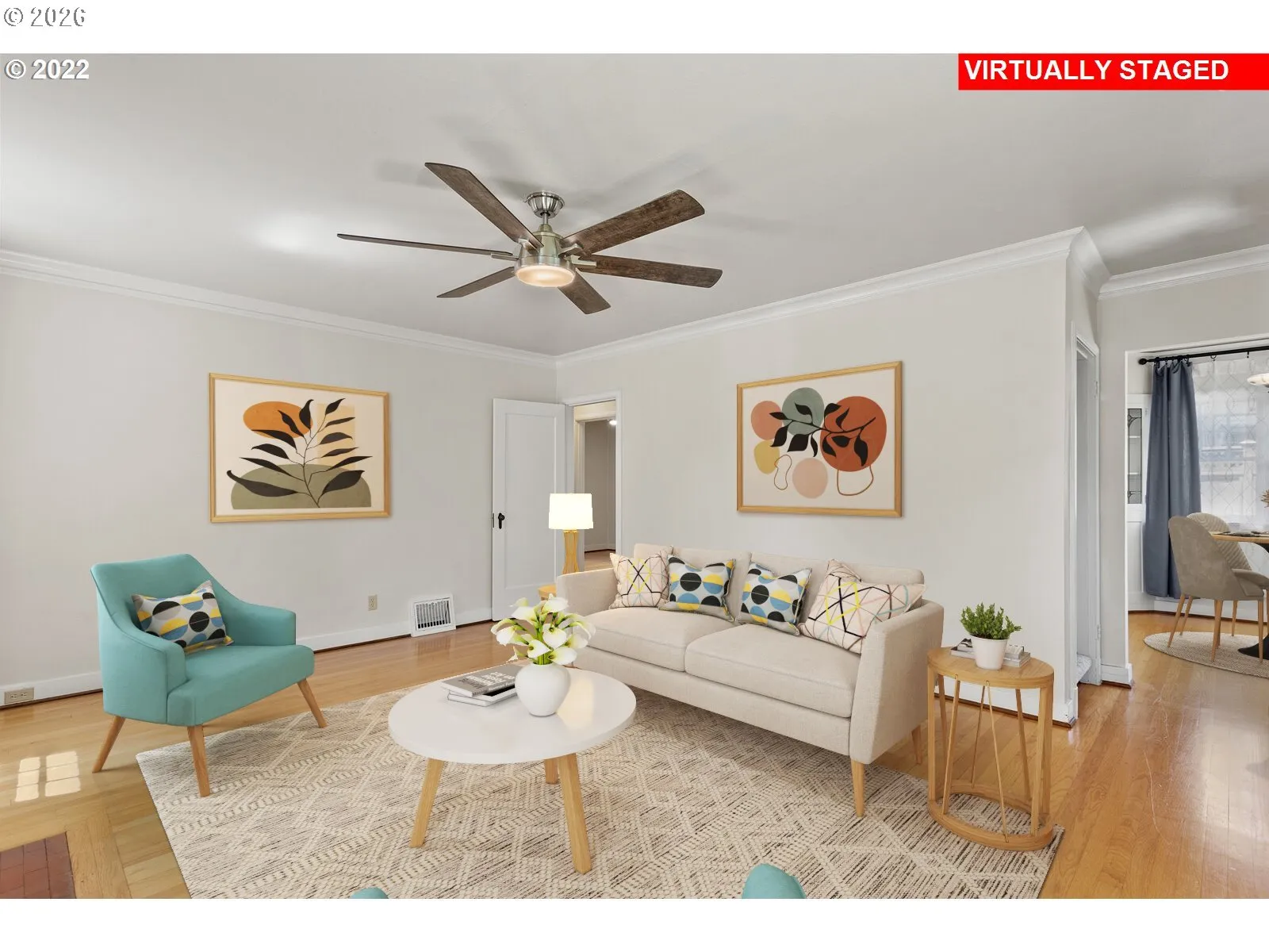 Living Room-Ceiling Fan